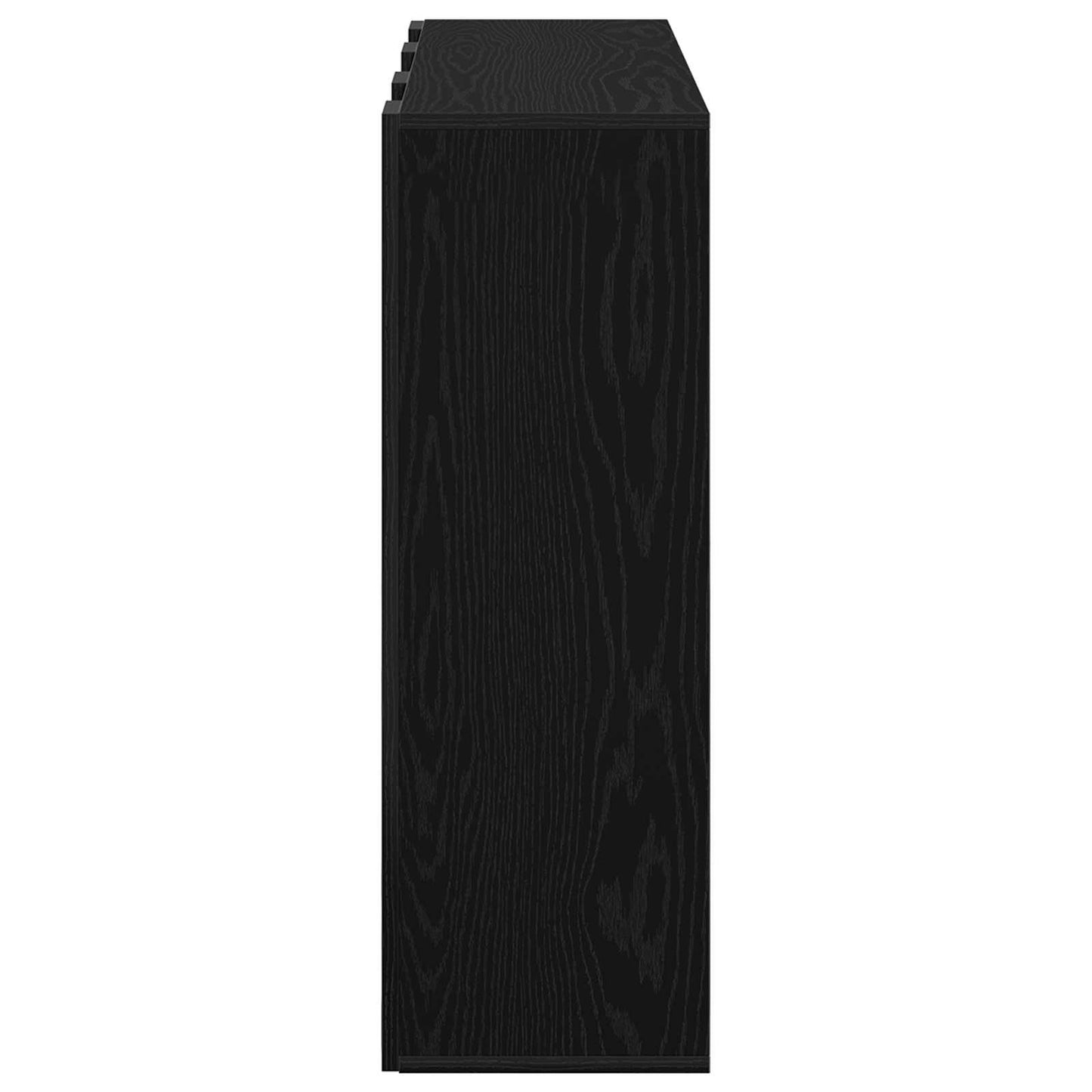 Sideboard Schwarz Eichen-Optik 88,5 x 29 x 84,5 cm