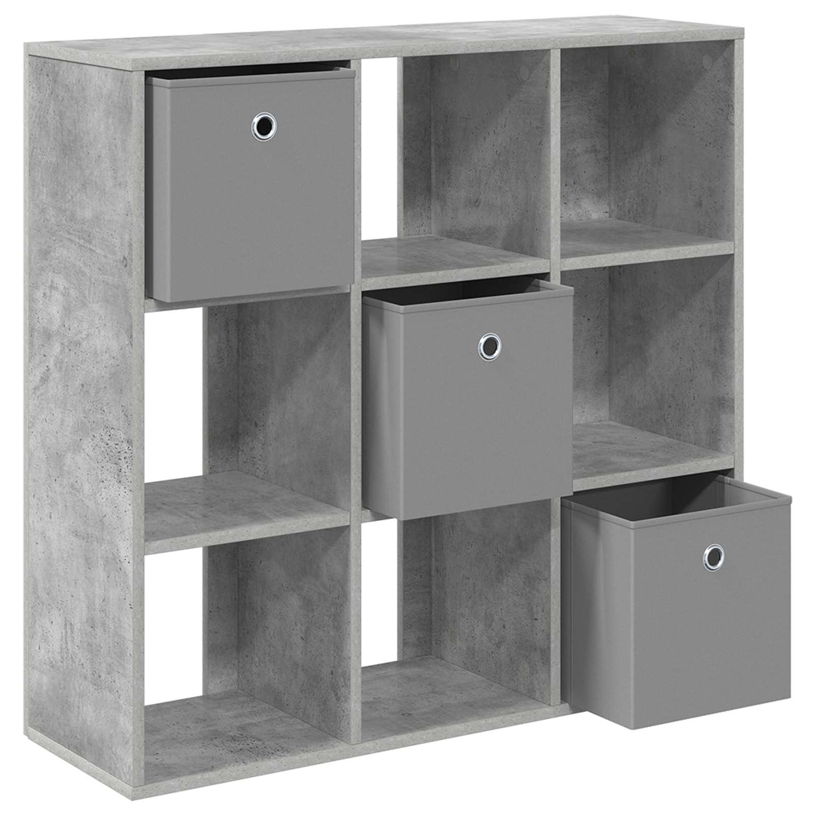 Sideboard Betongrau 88,5 x 29 x 84,5 cm