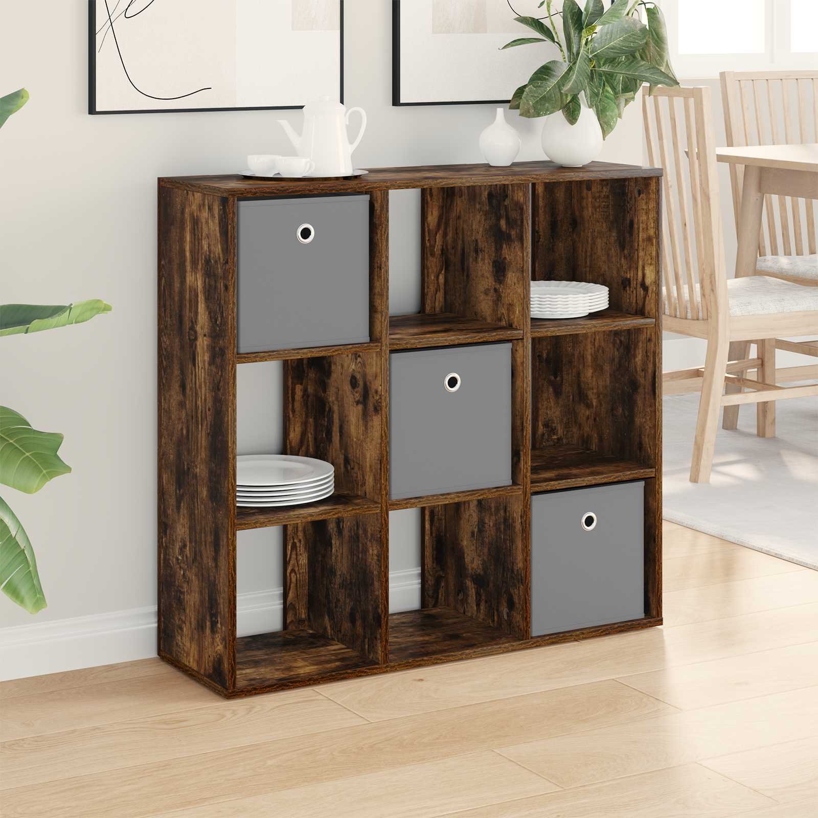Sideboard Räuchereiche 88,5 x 29 x 84,5 cm