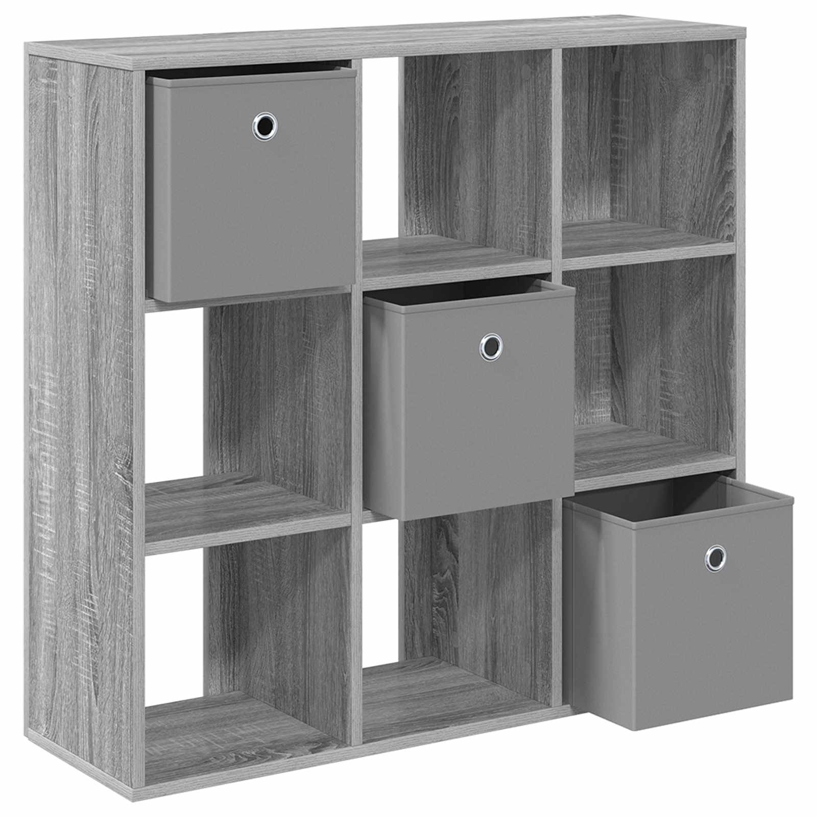 Sideboard Sonoma-Grau 88,5 x 29 x 84,5 cm