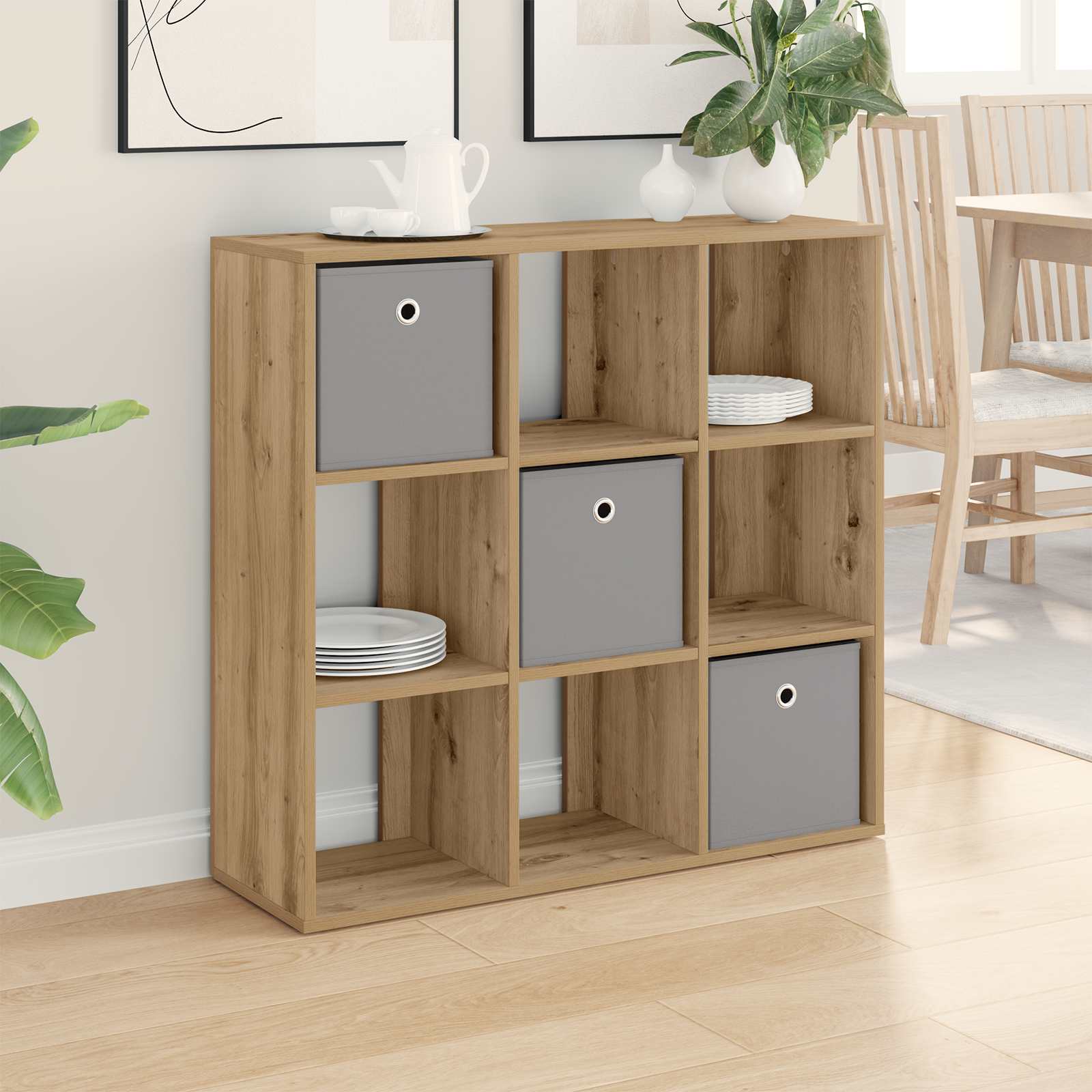 Sideboard Artisan-Eiche 88,5 x 29 x 84,5 cm