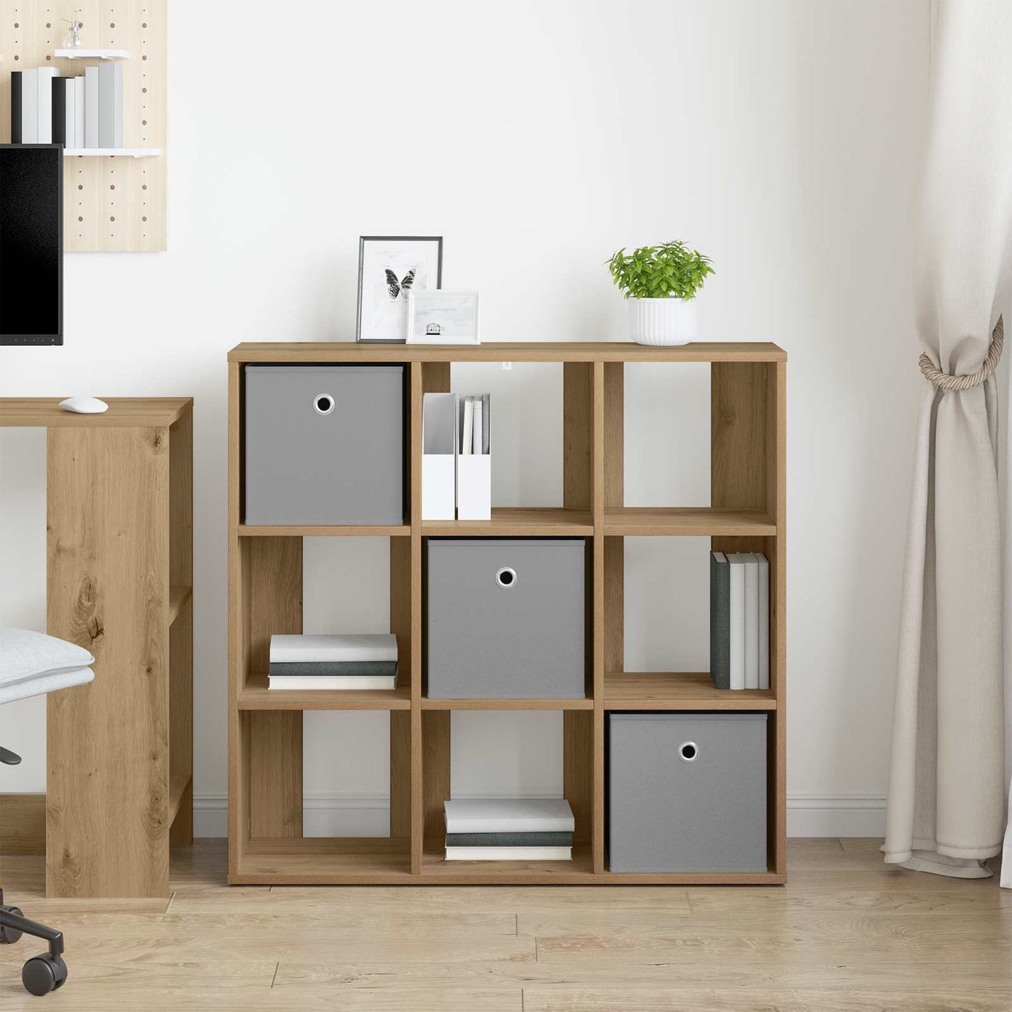 Sideboard Artisan-Eiche 88,5 x 29 x 84,5 cm