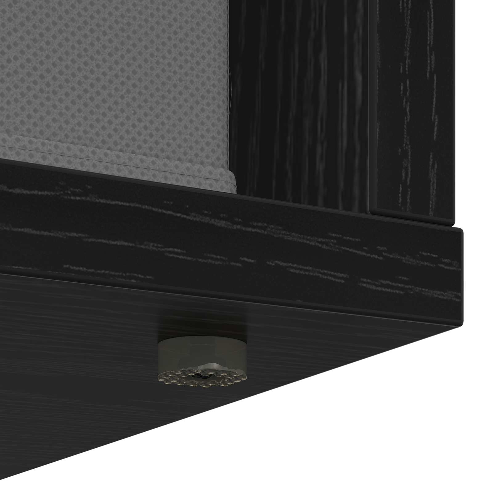 Sideboard Schwarz Eichen-Optik 102 x 31 x 99,5 cm