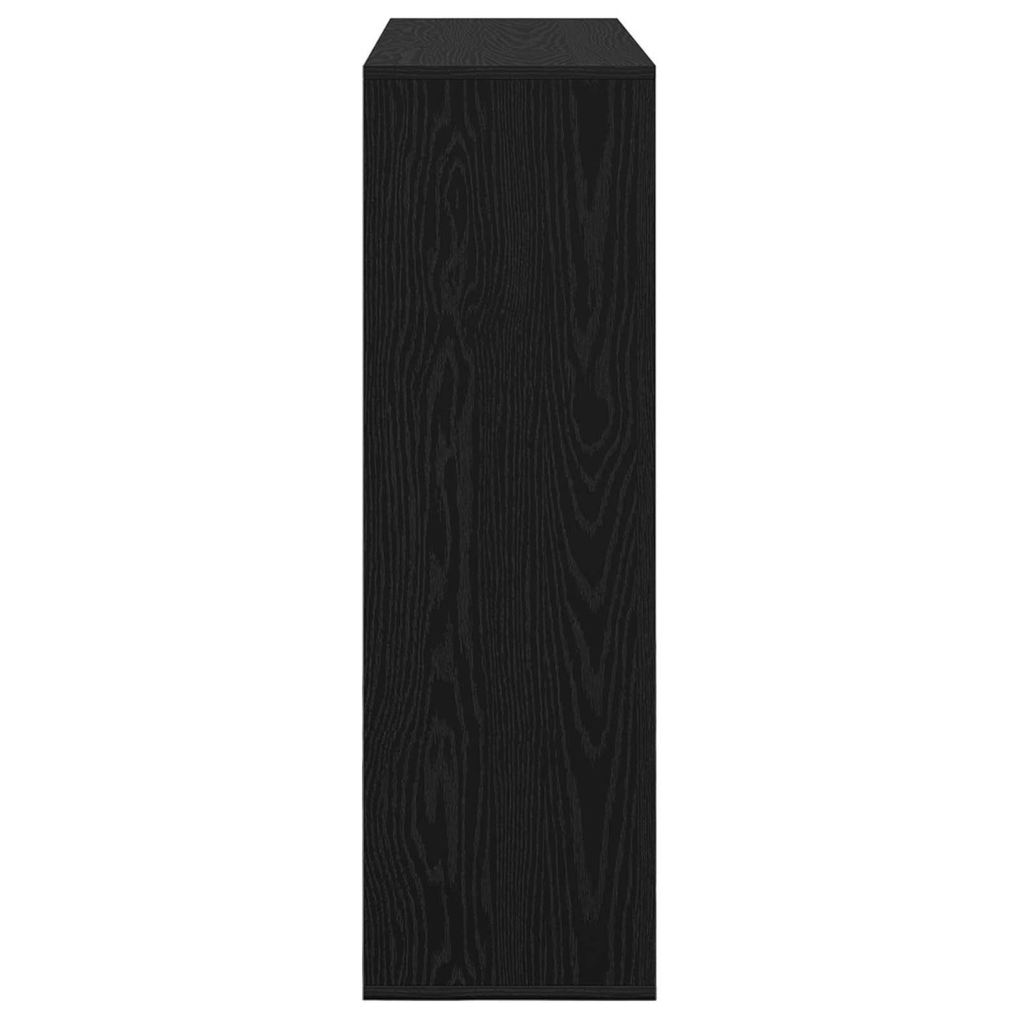 Sideboard Schwarz Eichen-Optik 102 x 31 x 99,5 cm