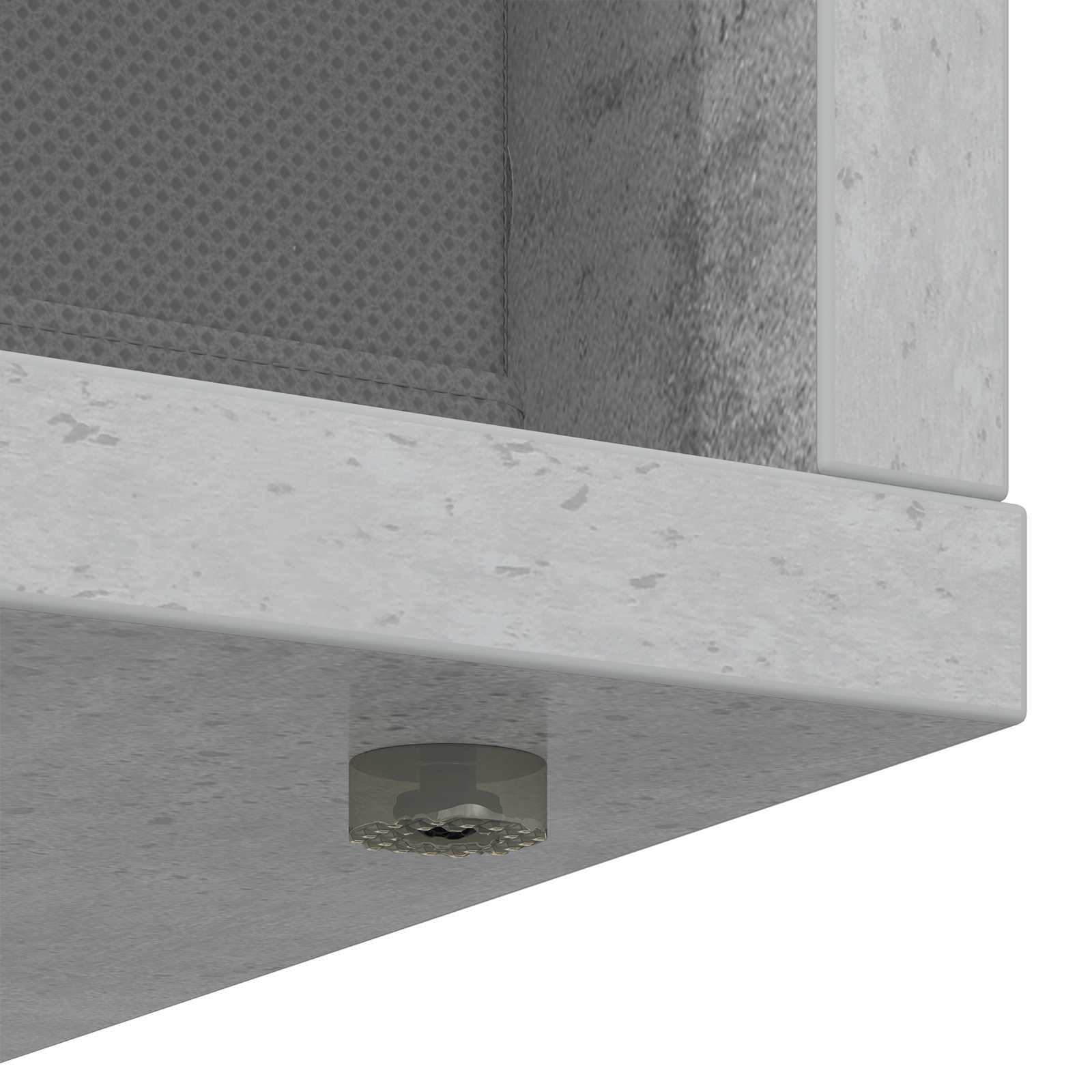 Sideboard Betongrau 102 x 31 x 99,5 cm