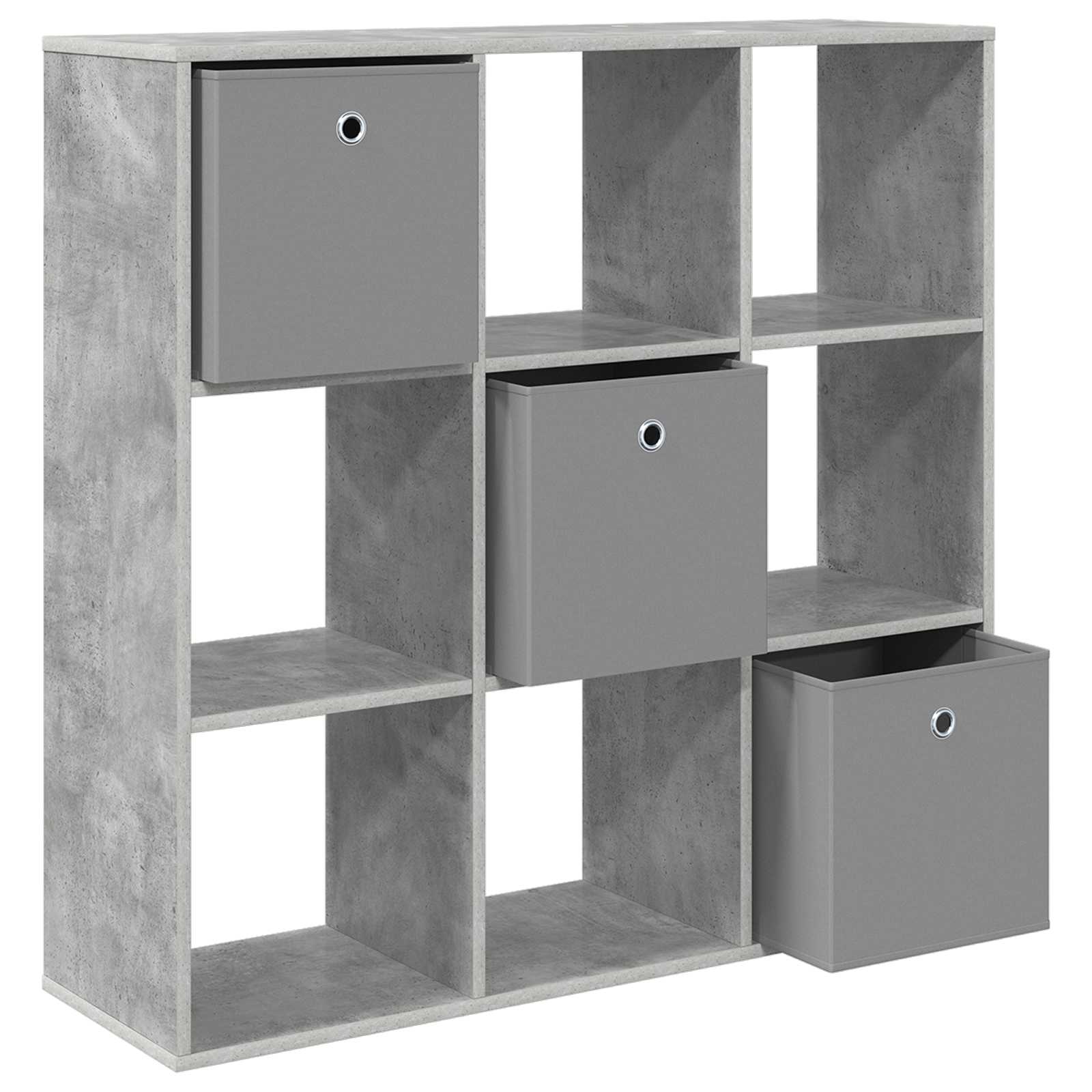 Sideboard Betongrau 102 x 31 x 99,5 cm