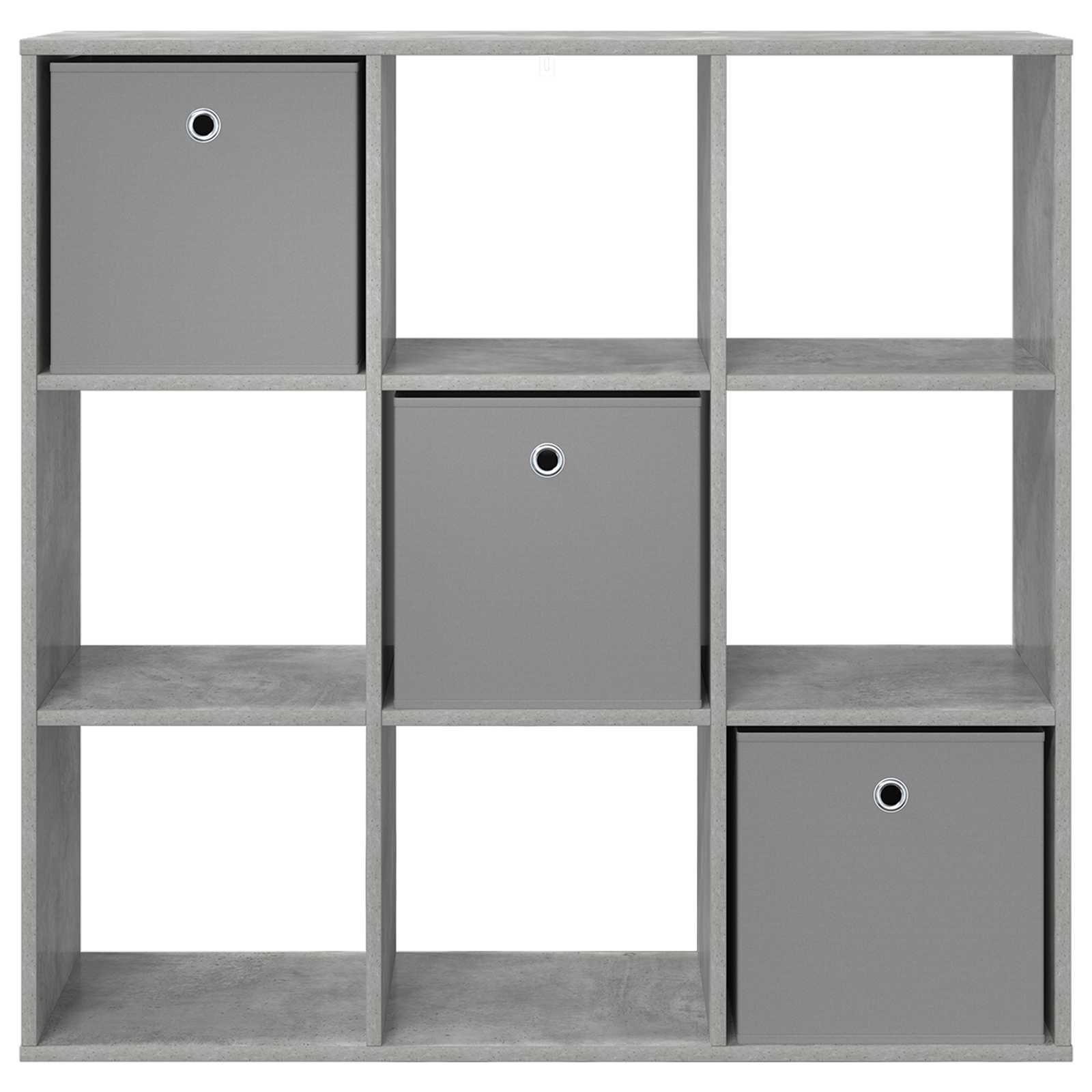 Sideboard Betongrau 102 x 31 x 99,5 cm