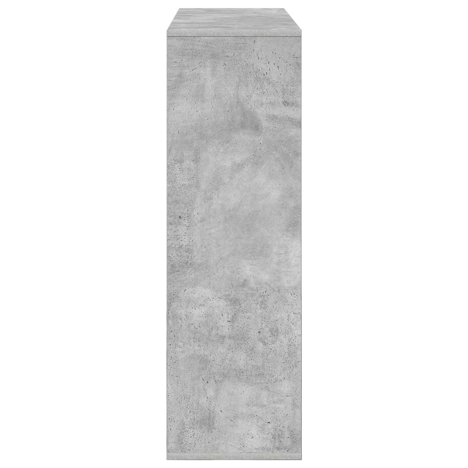 Sideboard Betongrau 102 x 31 x 99,5 cm