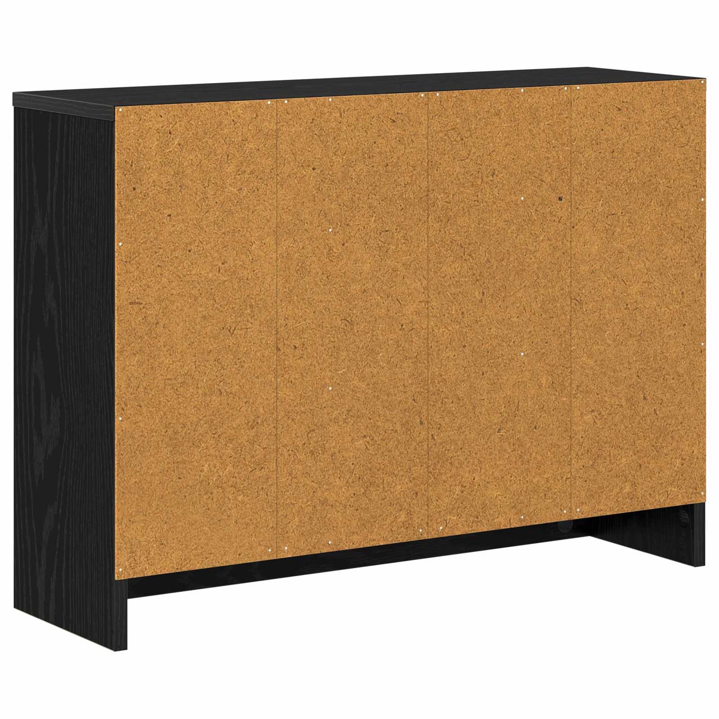 Sideboard Schwarz Eichen-Optik 73,5 x 22,5 x 53,5 cm