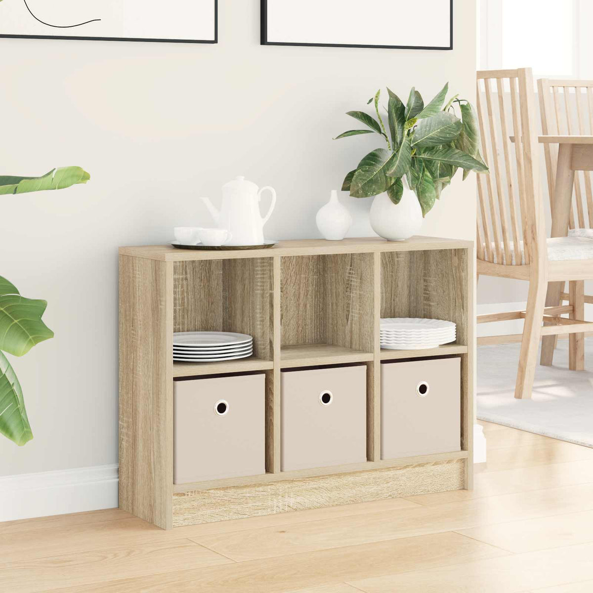 Sideboard Sonoma-Eiche 73,5 x 22,5 x 53,5 cm