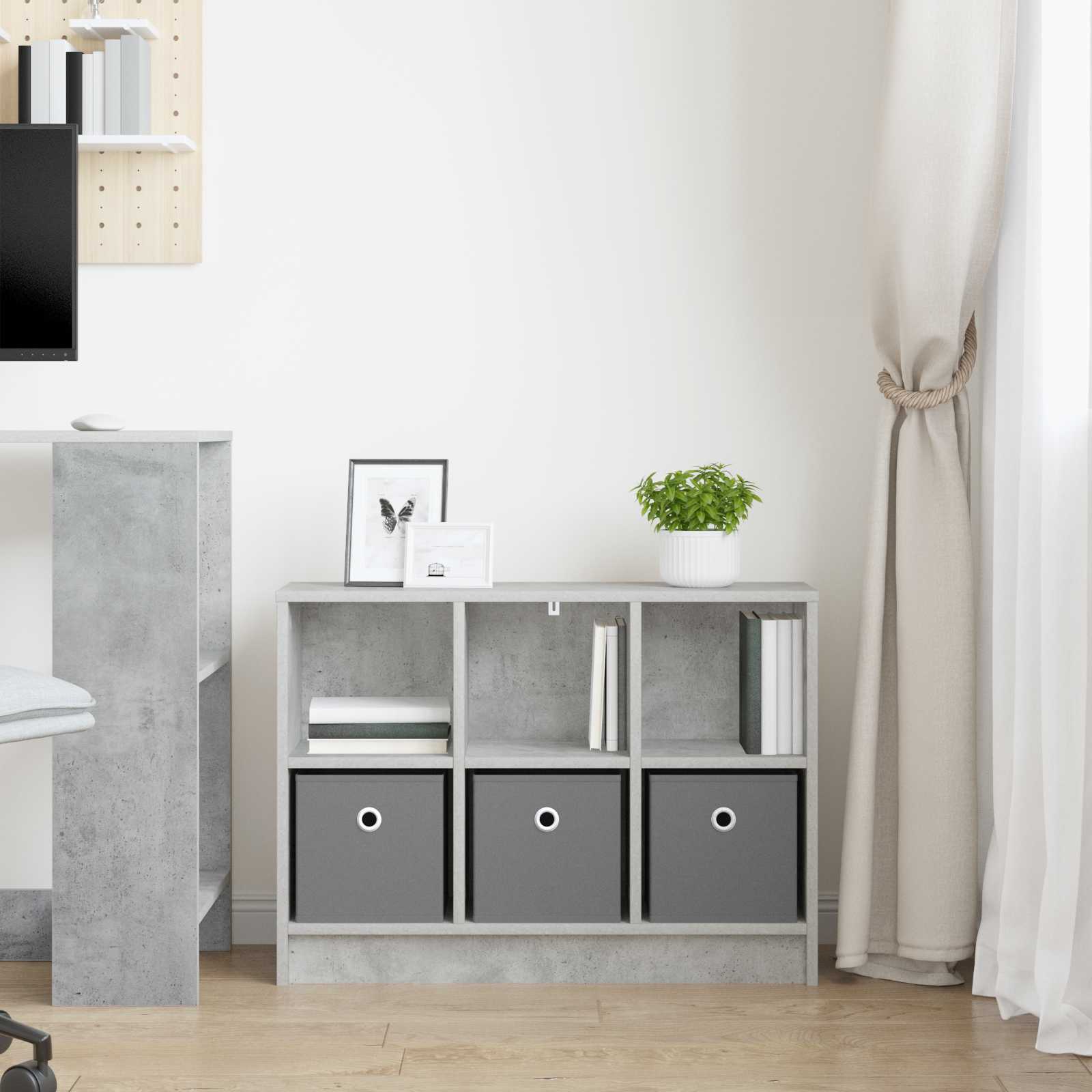Sideboard Betongrau 73,5 x 22,5 x 53,5 cm