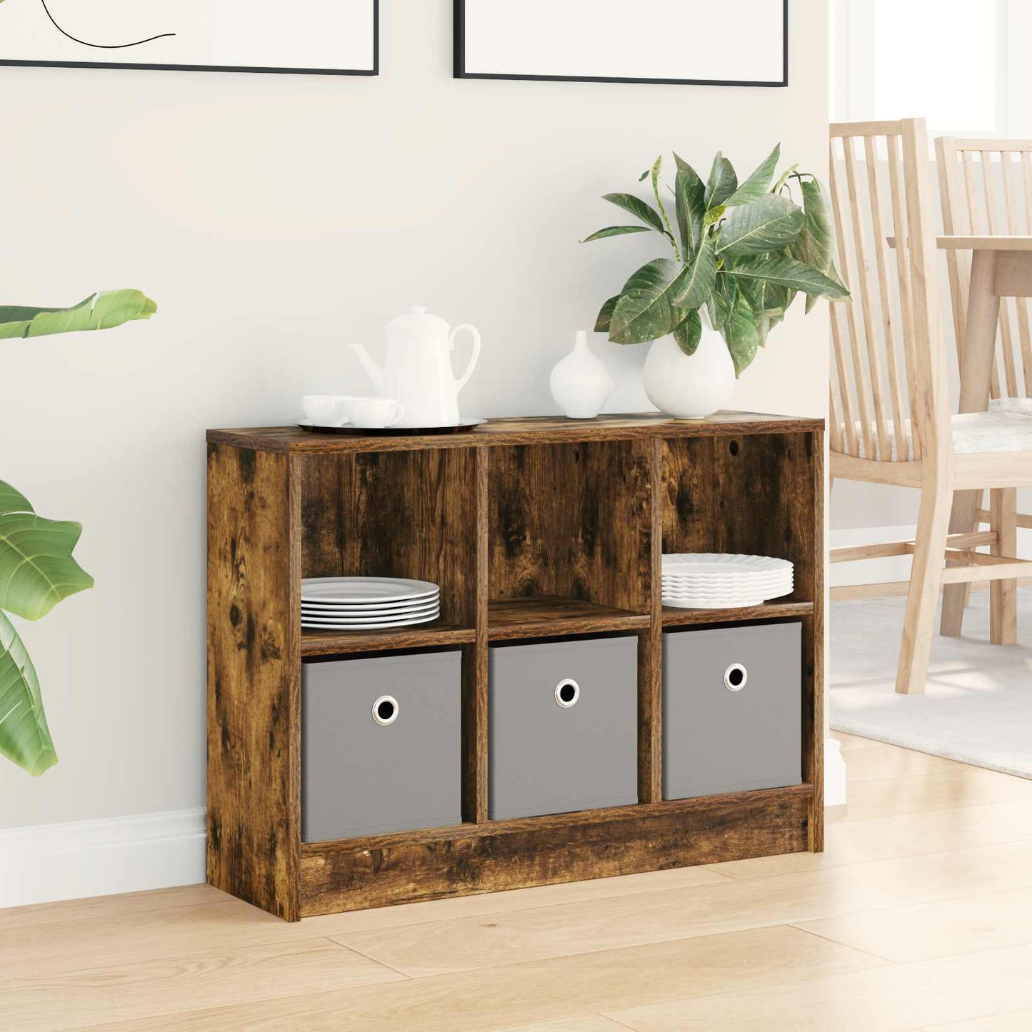 Sideboard Räuchereiche 73,5 x 22,5 x 53,5 cm