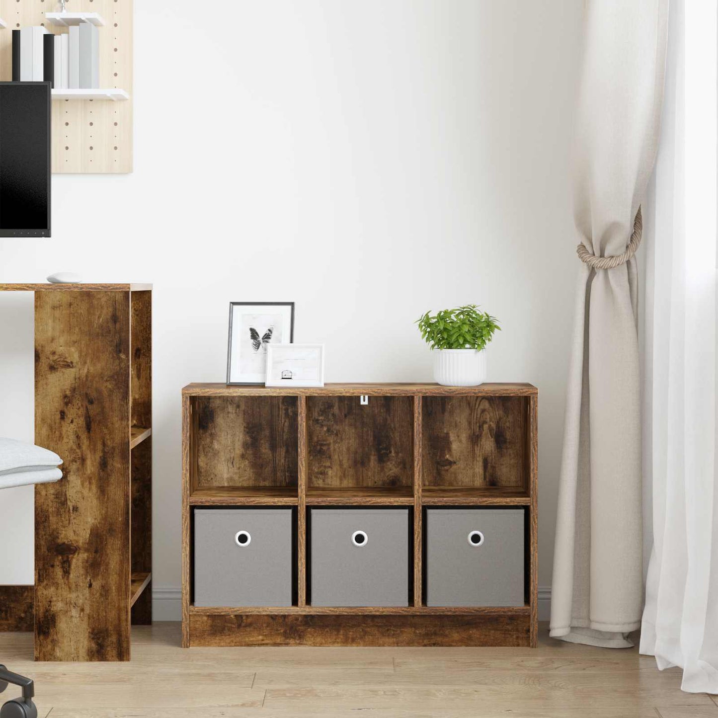 Sideboard Räuchereiche 73,5 x 22,5 x 53,5 cm