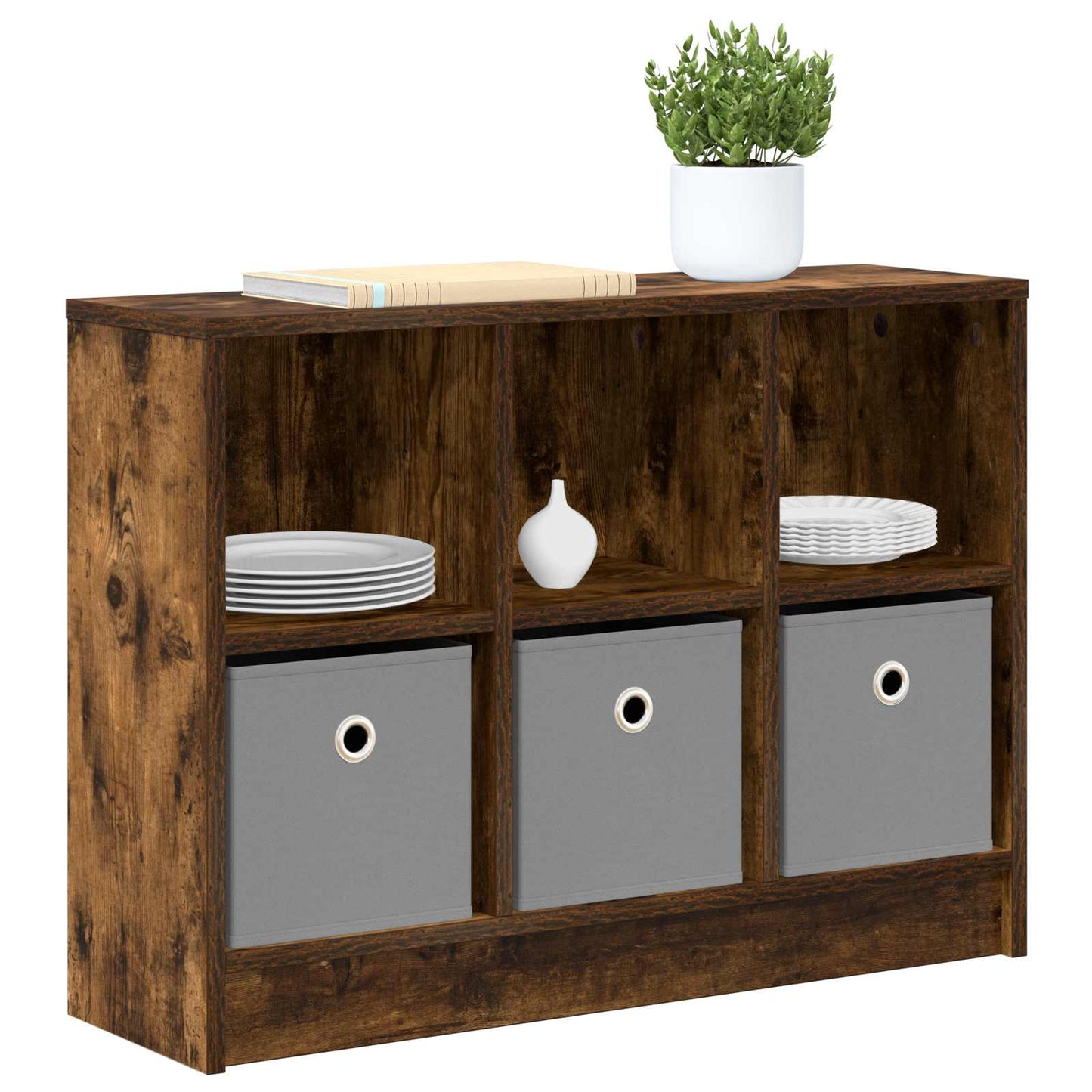 Sideboard Räuchereiche 73,5 x 22,5 x 53,5 cm
