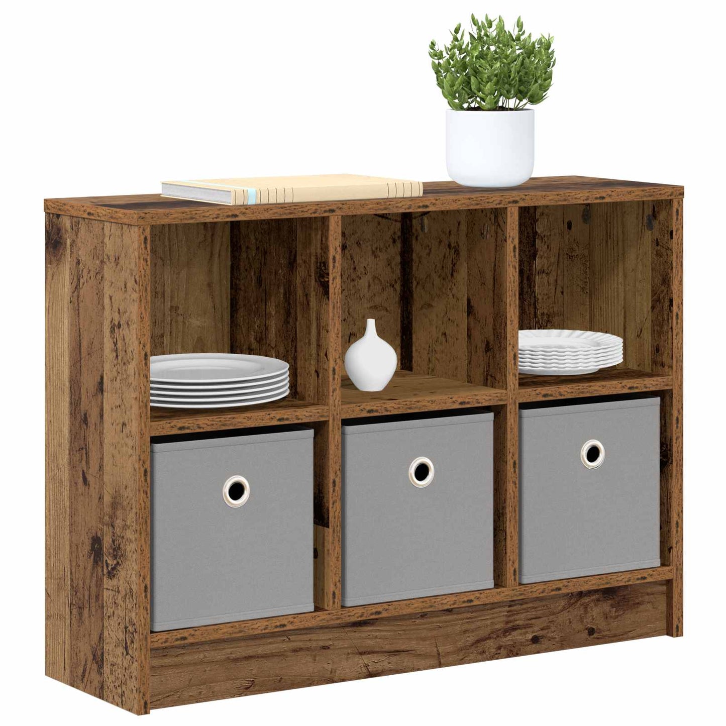 Sideboard Altholz 73,5 x 22,5 x 53,5 cm