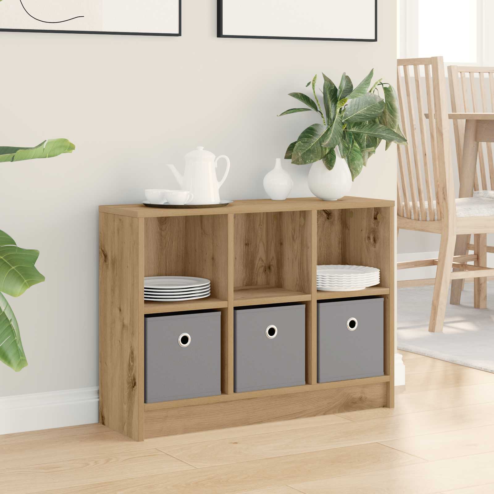 Sideboard Artisan-Eiche 73,5 x 22,5 x 53,5 cm