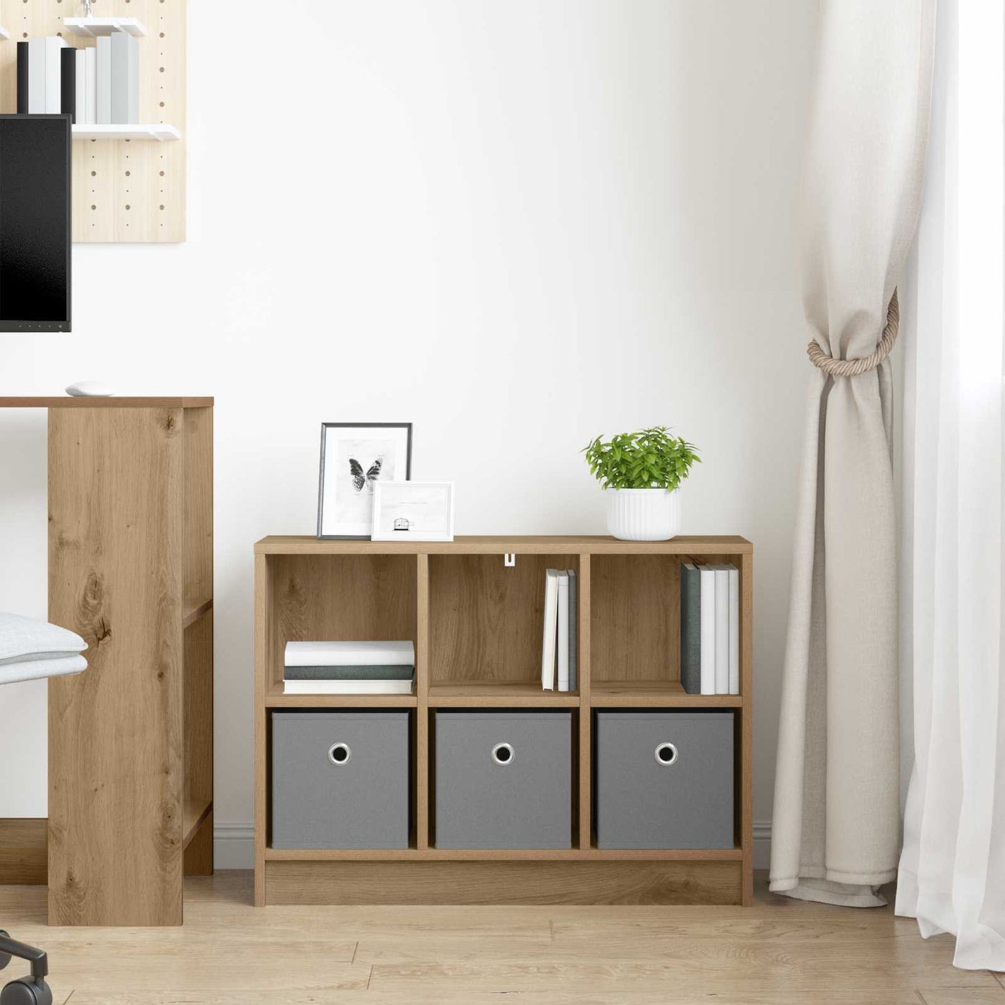 Sideboard Artisan-Eiche 73,5 x 22,5 x 53,5 cm