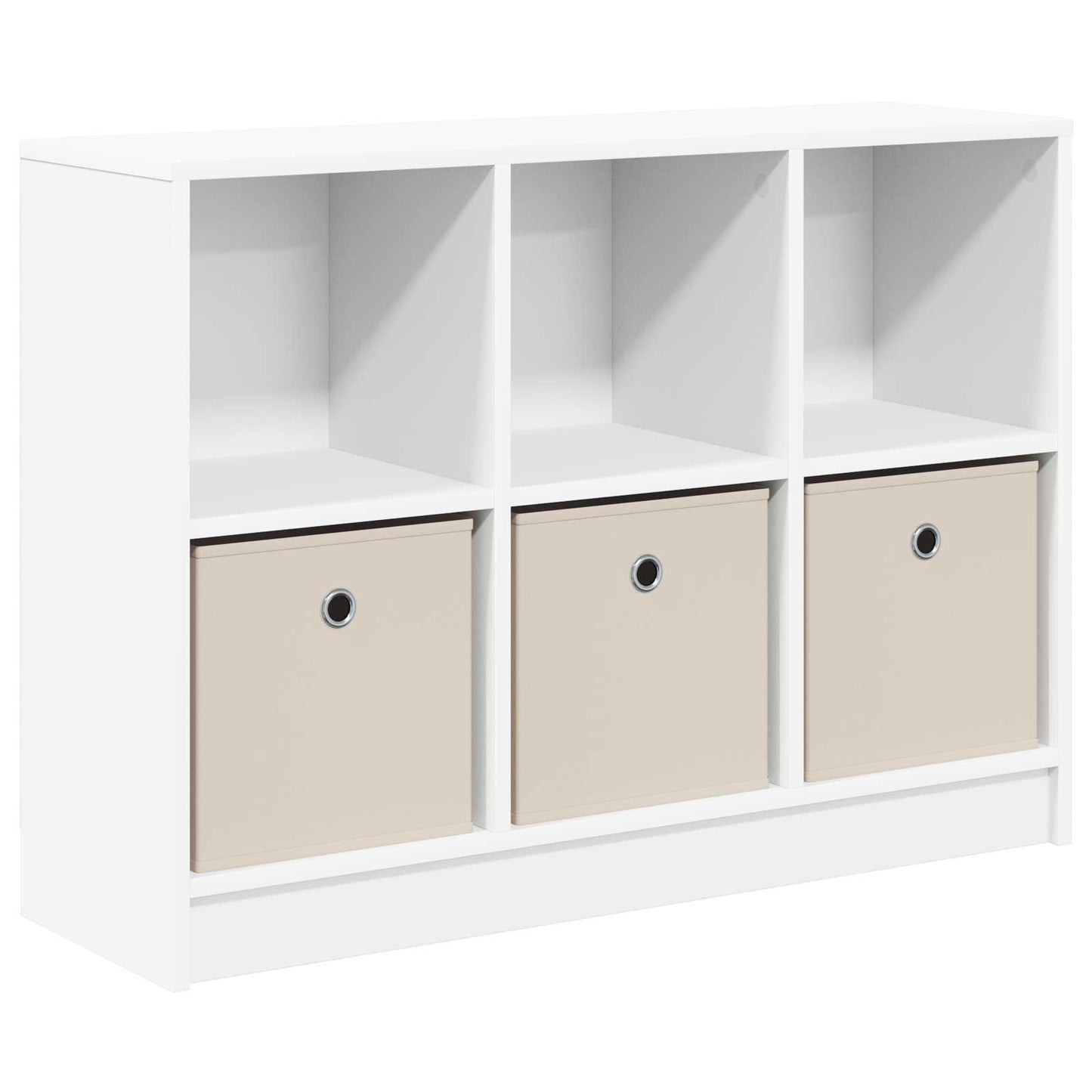 Sideboard Weiß 88,5 x 27,5 x 63,5 cm