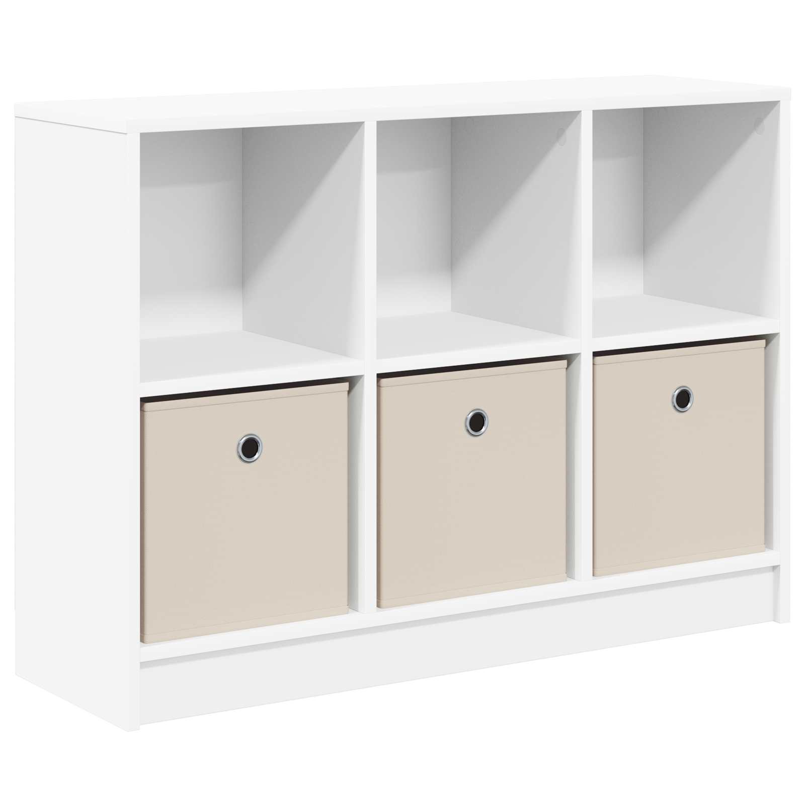 Sideboard Weiß 88,5 x 27,5 x 63,5 cm