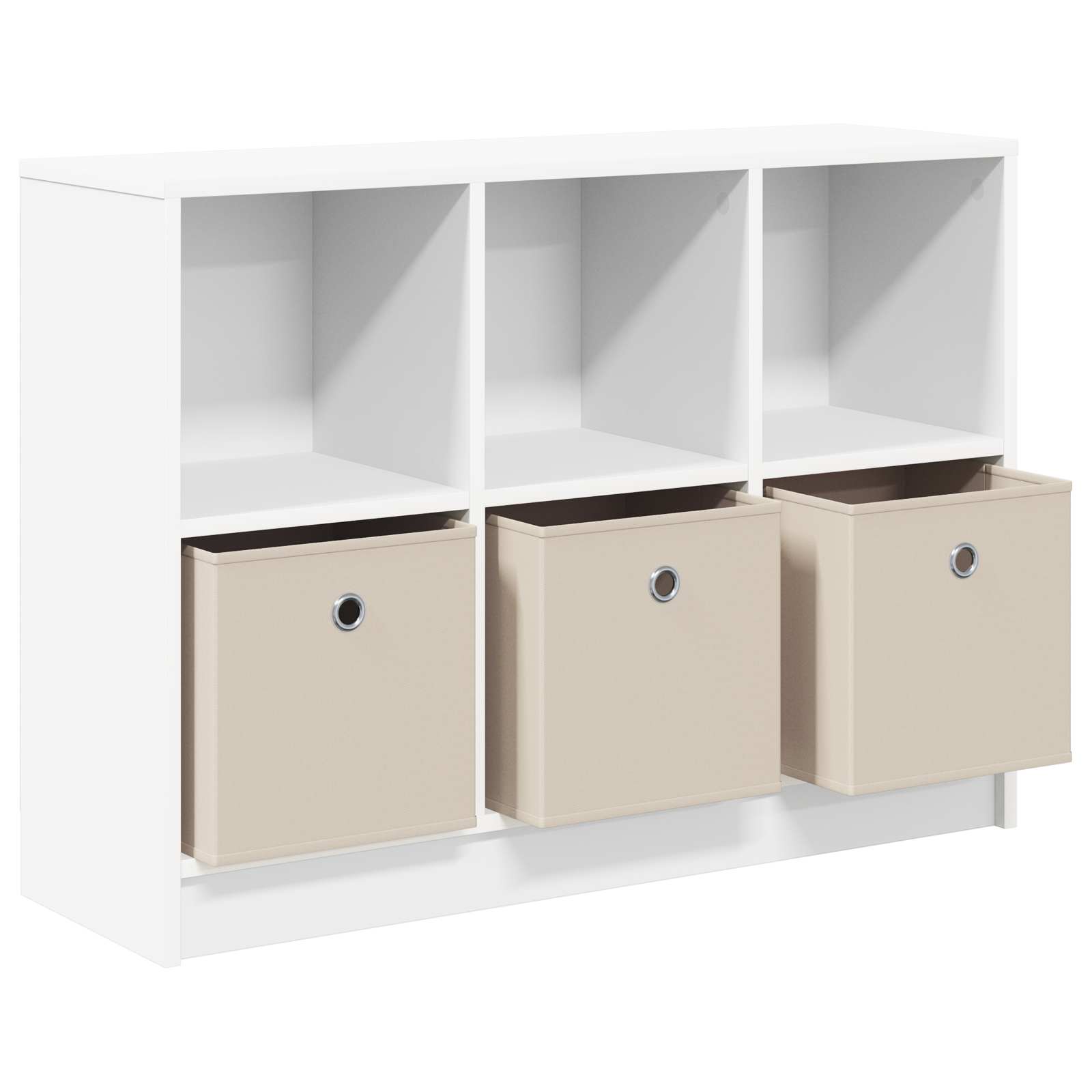 Sideboard Weiß 88,5 x 27,5 x 63,5 cm