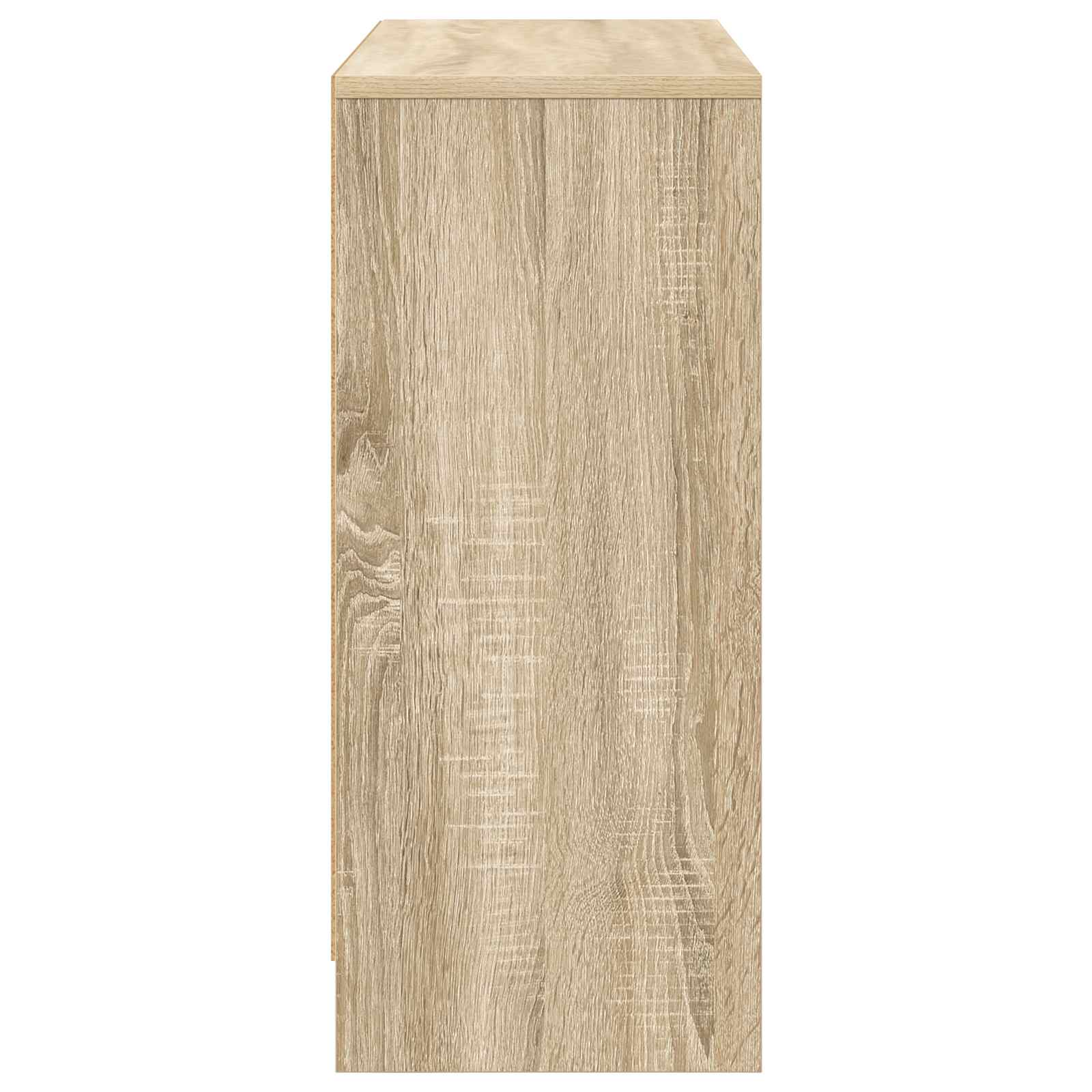 Sideboard Sonoma-Eiche 88,5 x 27,5 x 63,5 cm