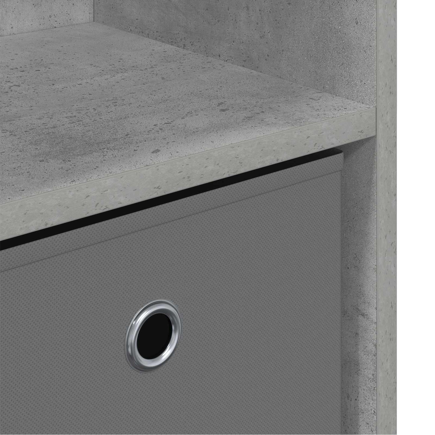 Sideboard Betongrau 88,5 x 27,5 x 63,5 cm