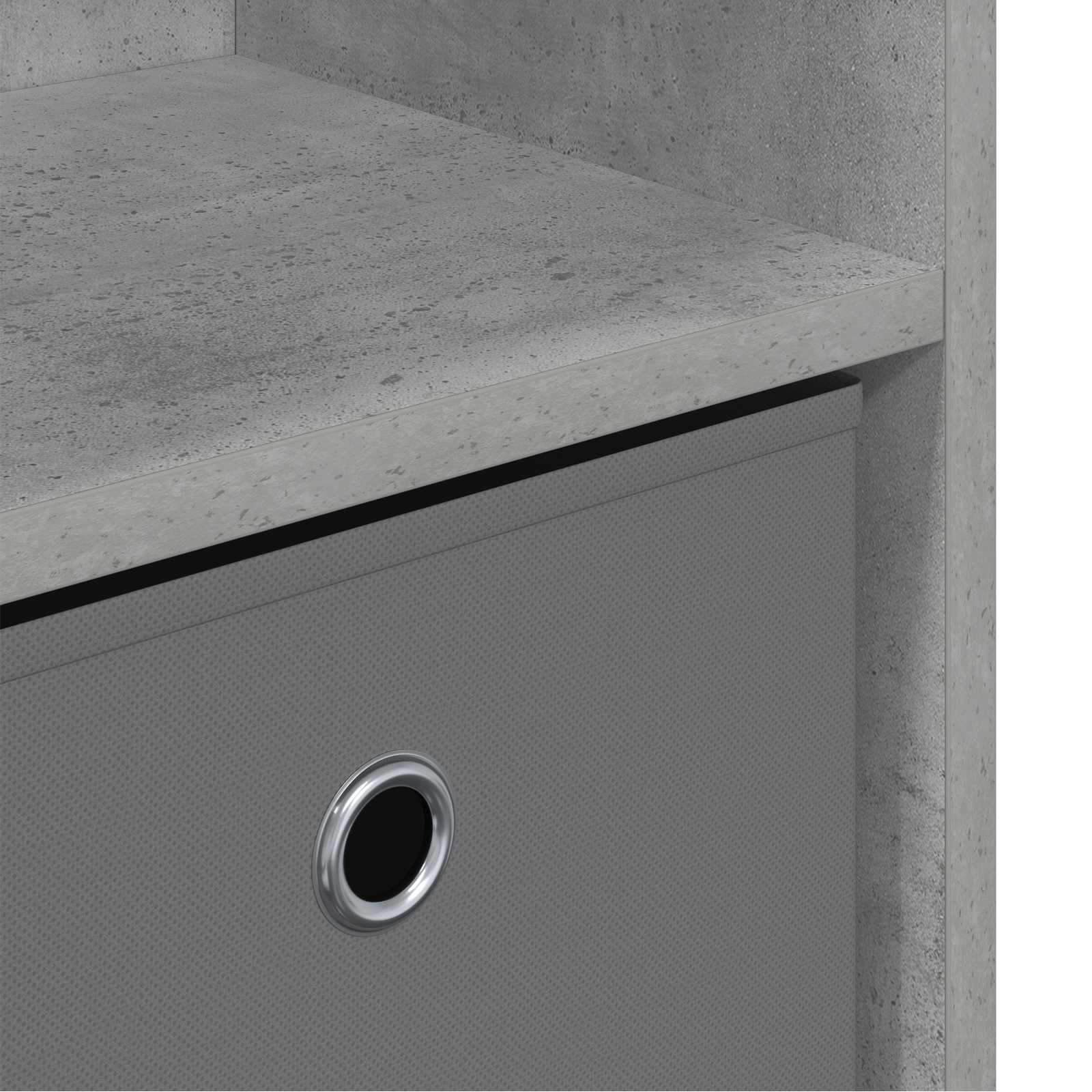 Sideboard Betongrau 88,5 x 27,5 x 63,5 cm
