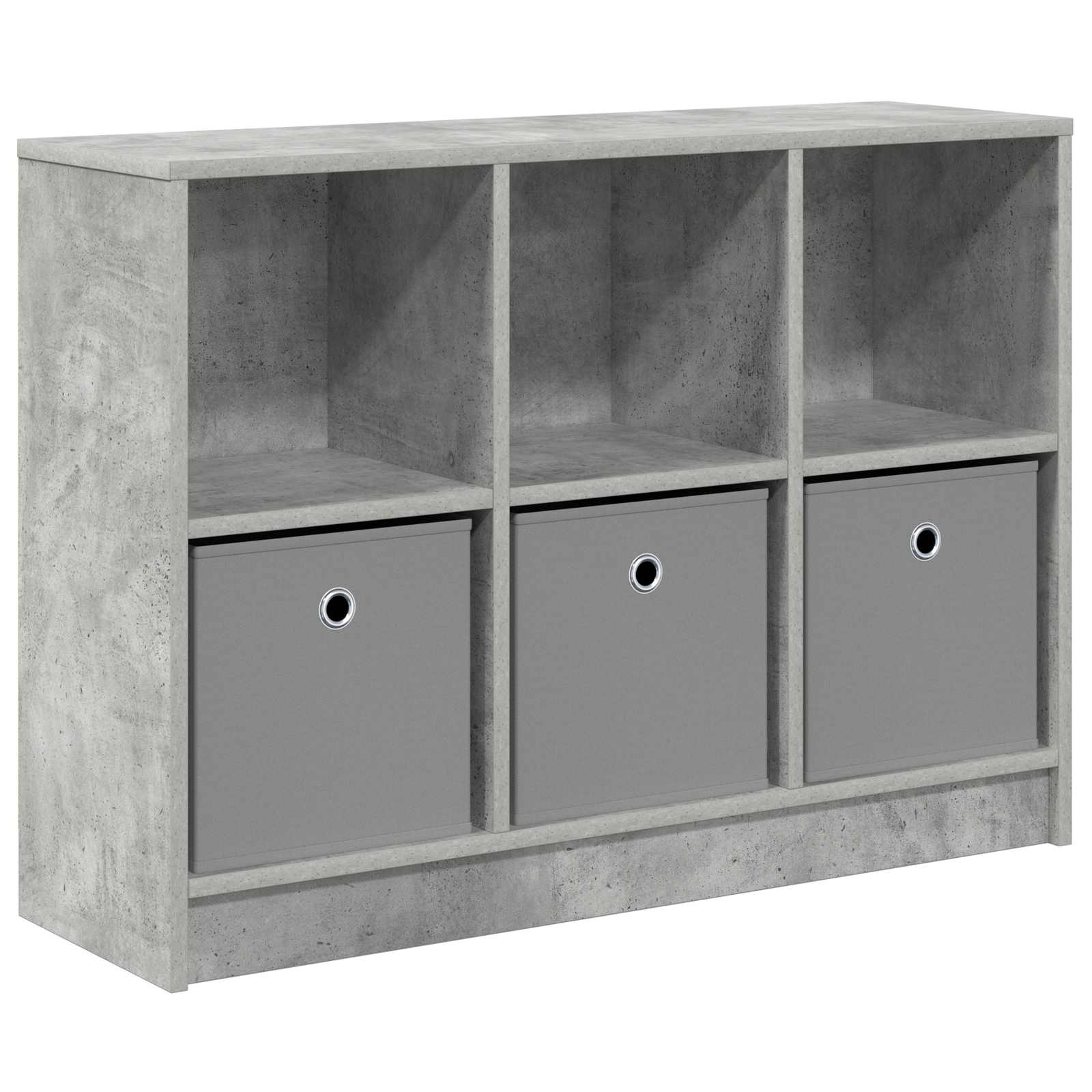 Sideboard Betongrau 88,5 x 27,5 x 63,5 cm