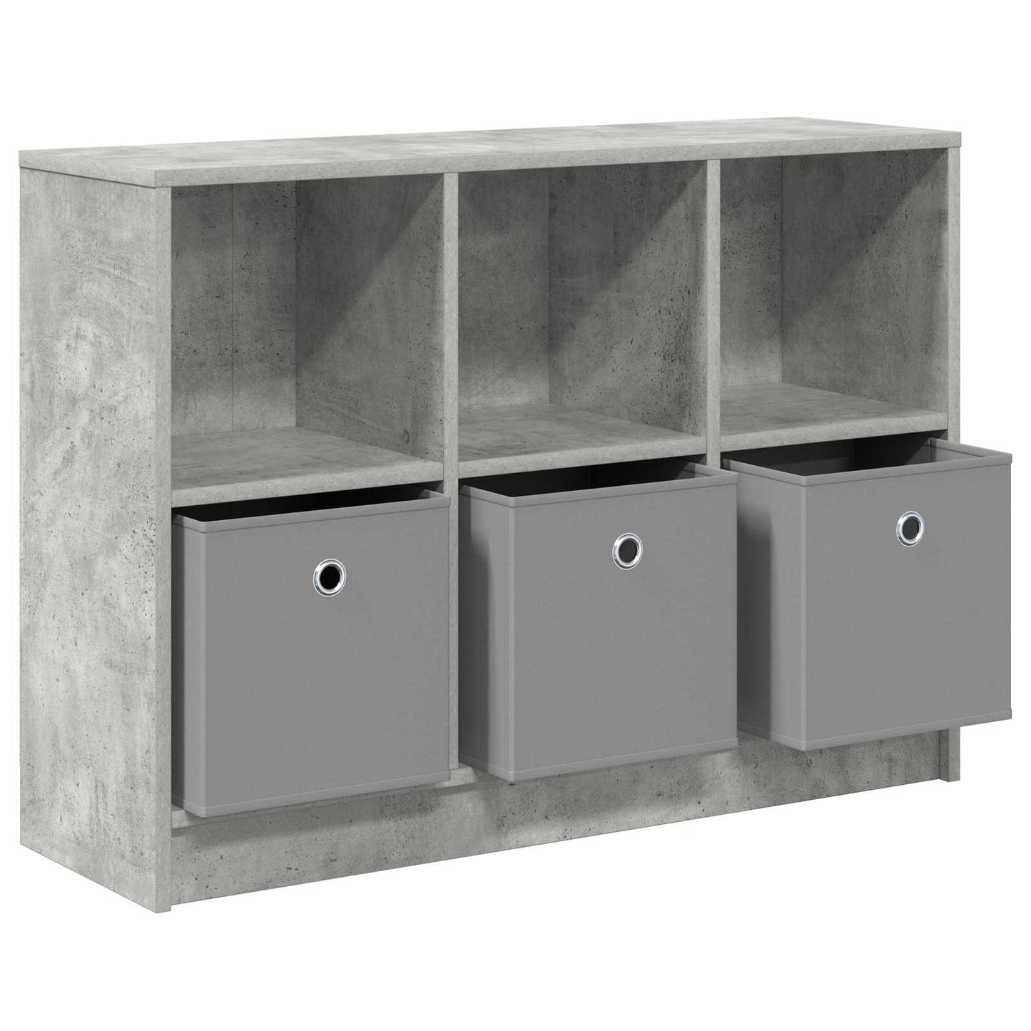 Sideboard Betongrau 88,5 x 27,5 x 63,5 cm