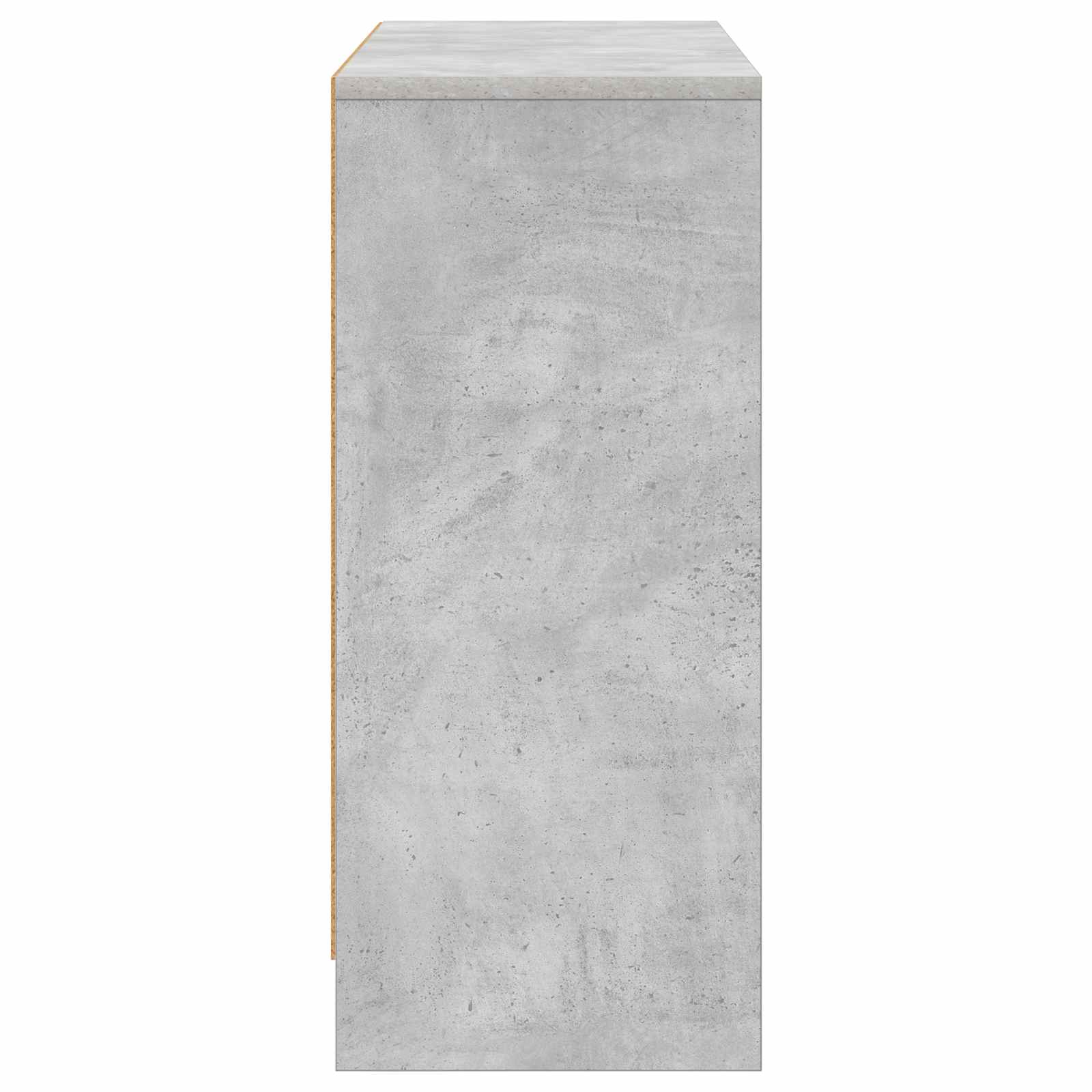 Sideboard Betongrau 88,5 x 27,5 x 63,5 cm