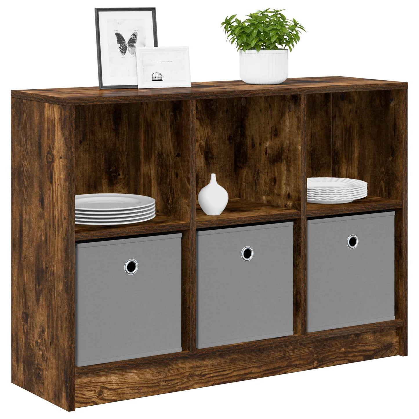 Sideboard Räuchereiche 88,5 x 27,5 x 63,5 cm