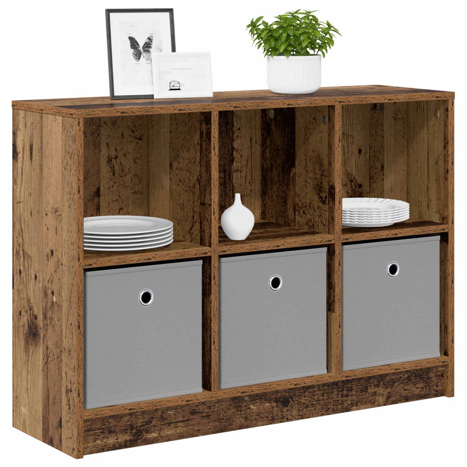 Sideboard Altholz 88,5 x 27,5 x 63,5 cm
