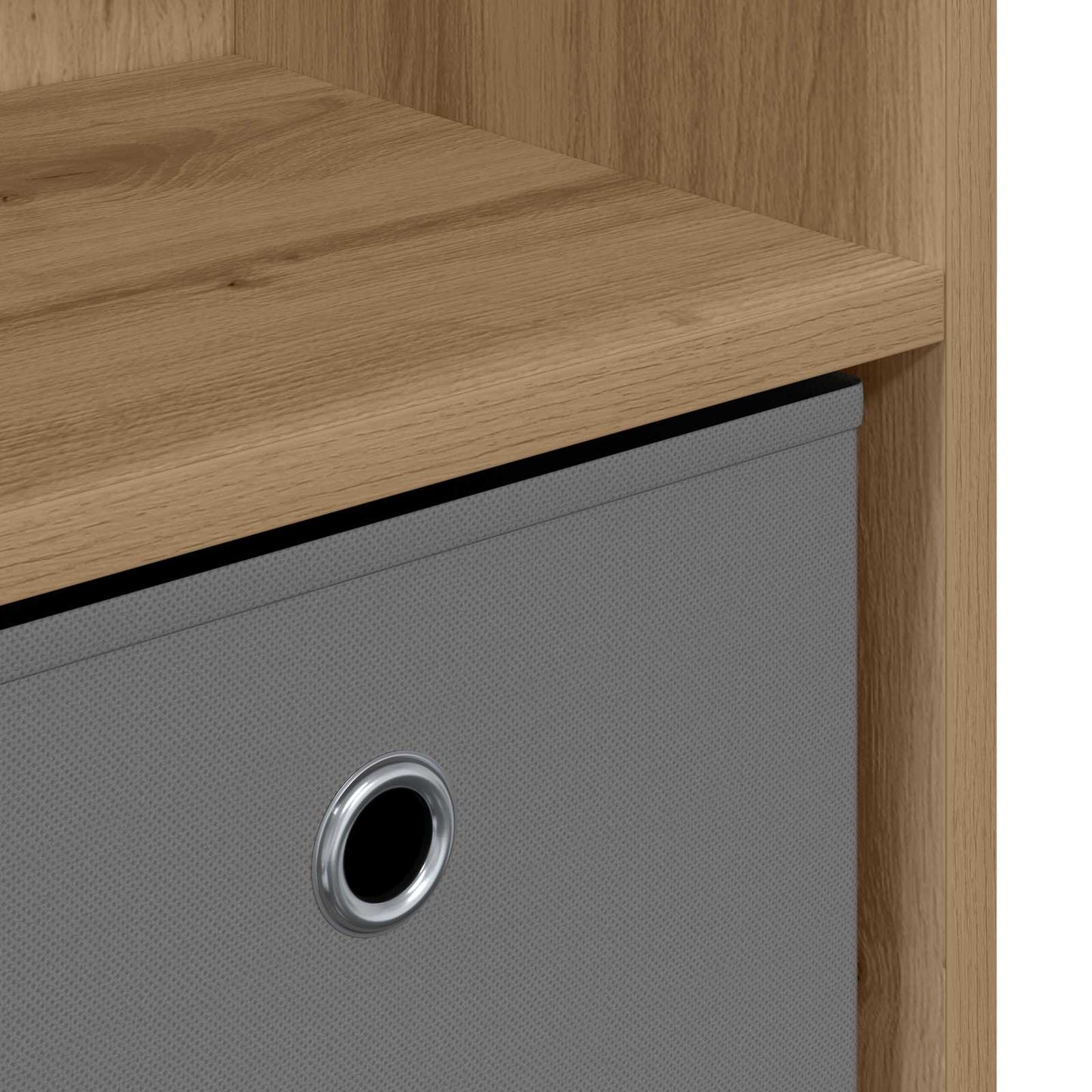 Sideboard Artisan-Eiche 88,5 x 27,5 x 63,5 cm
