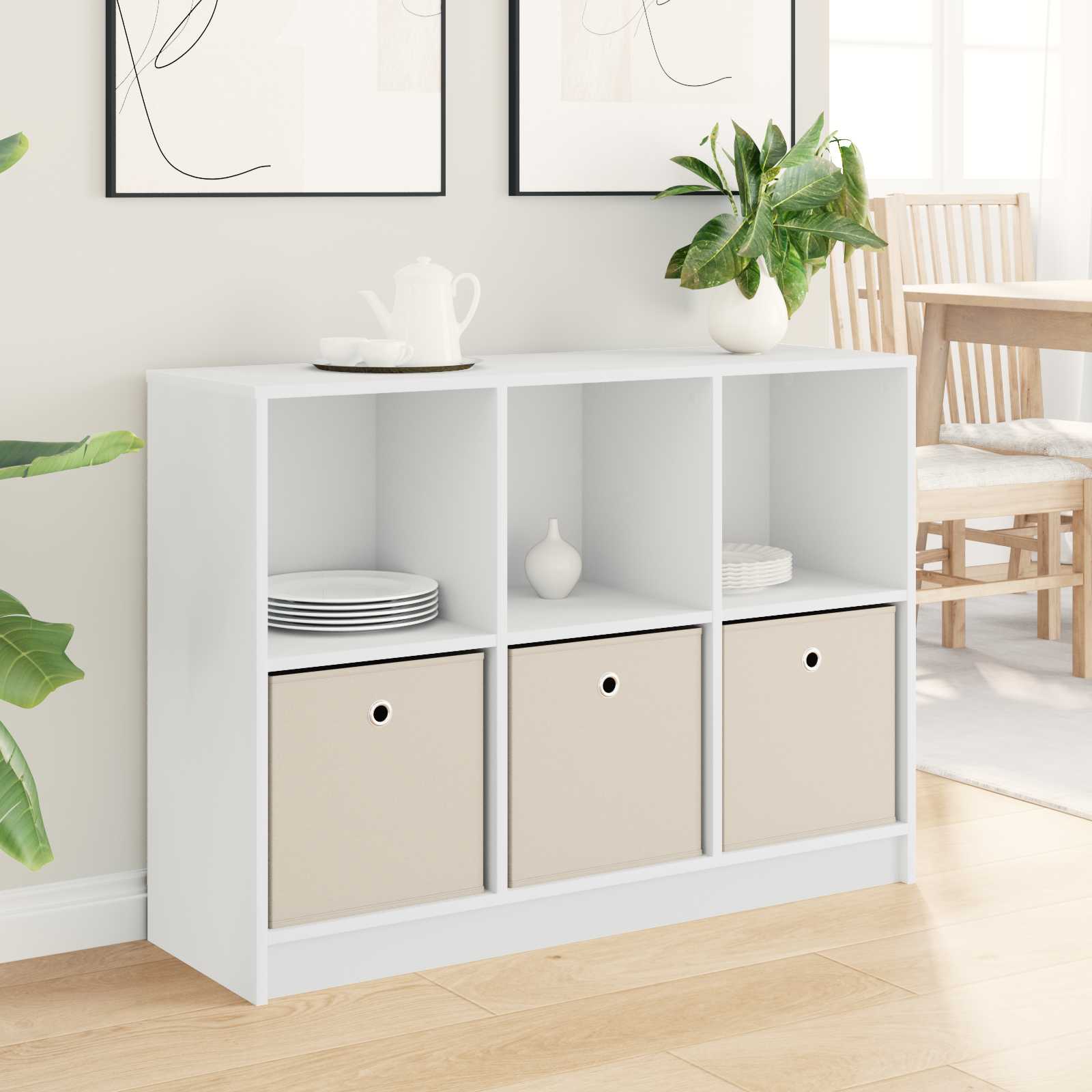Sideboard Weiß 102 x 32 x 73,5 cm