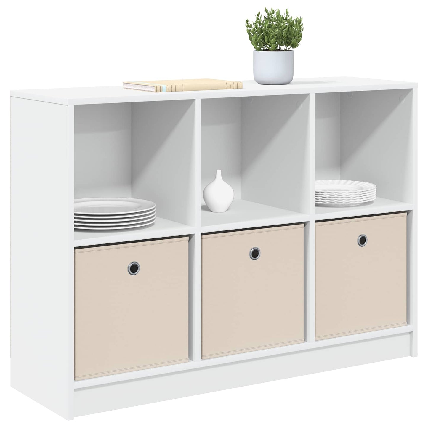 Sideboard Weiß 102 x 32 x 73,5 cm