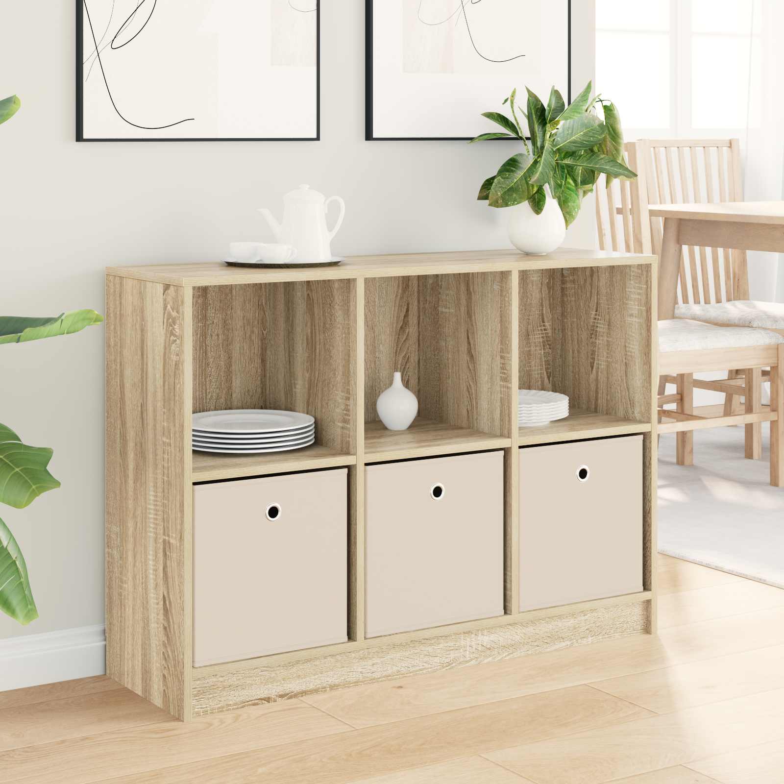 Sideboard Sonoma-Eiche 102 x 32 x 73,5 cm