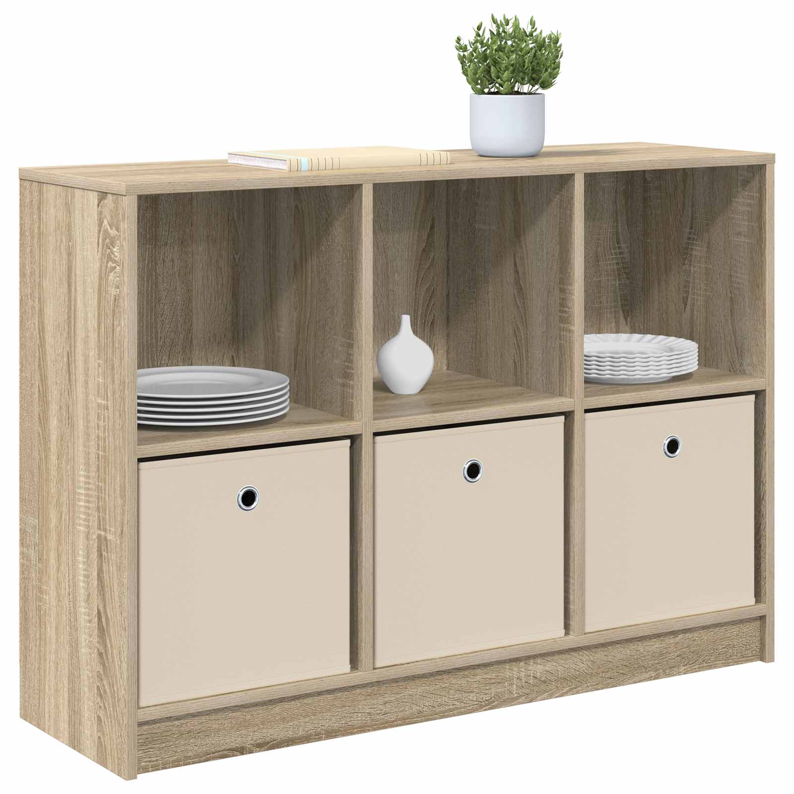 Sideboard Sonoma-Eiche 102 x 32 x 73,5 cm