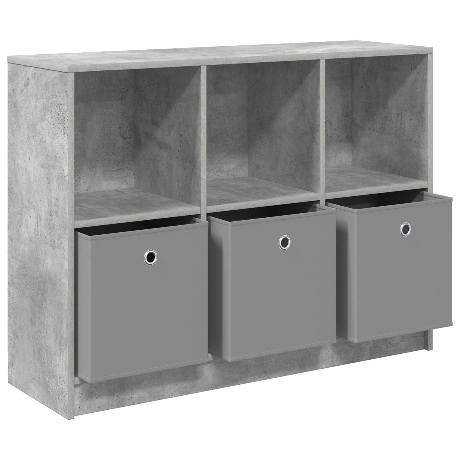 Sideboard Betongrau 102 x 32 x 73,5 cm