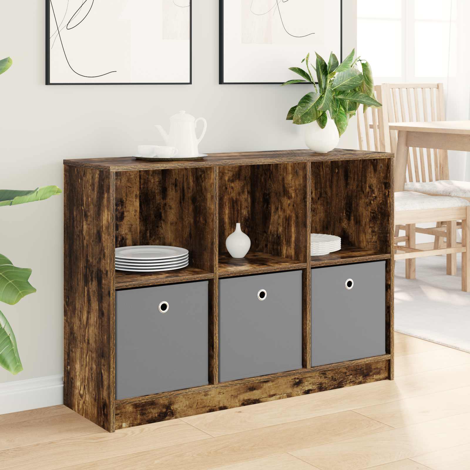 Sideboard Räuchereiche 102 x 32 x 73,5 cm