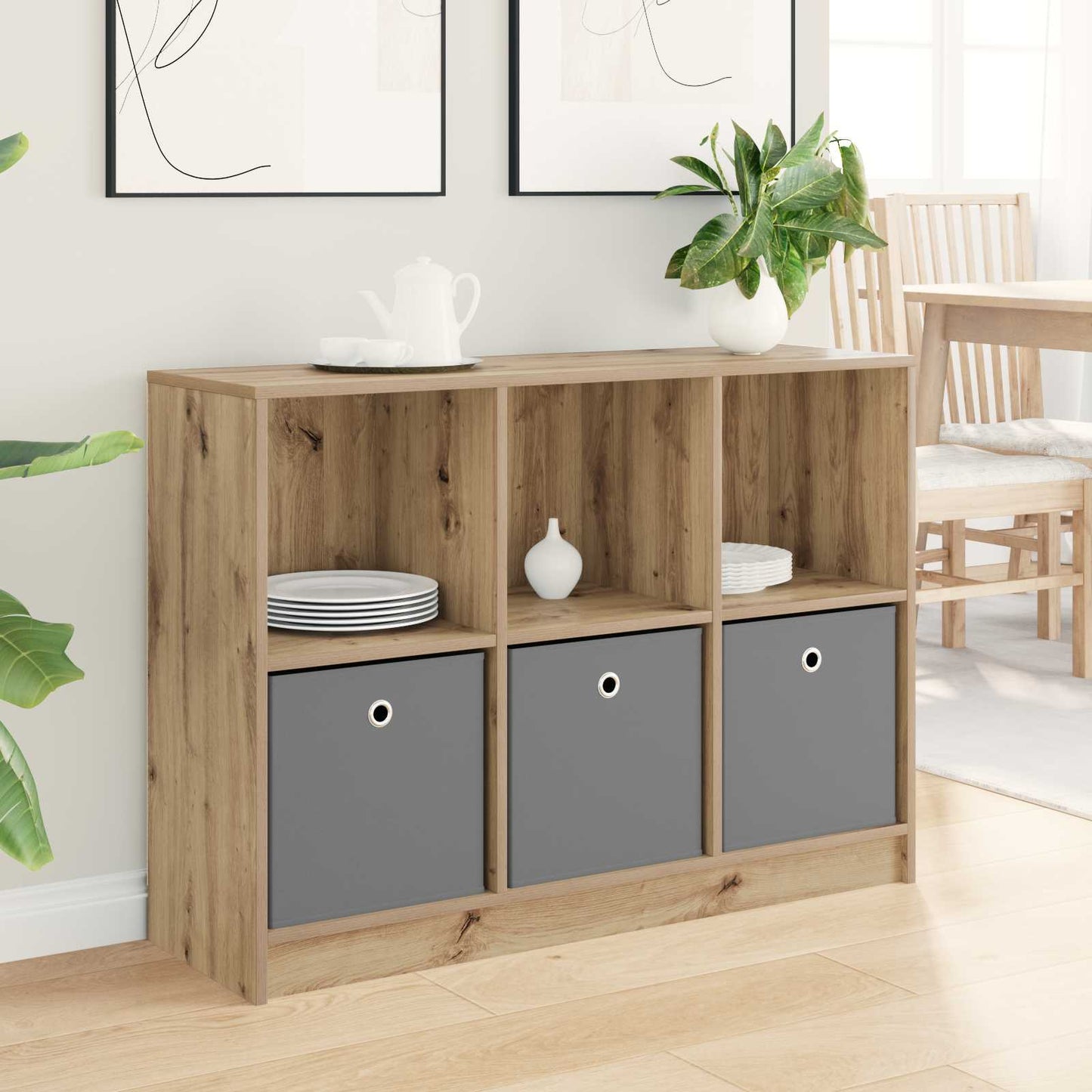 Sideboard Artisan-Eiche 102 x 32 x 73,5 cm