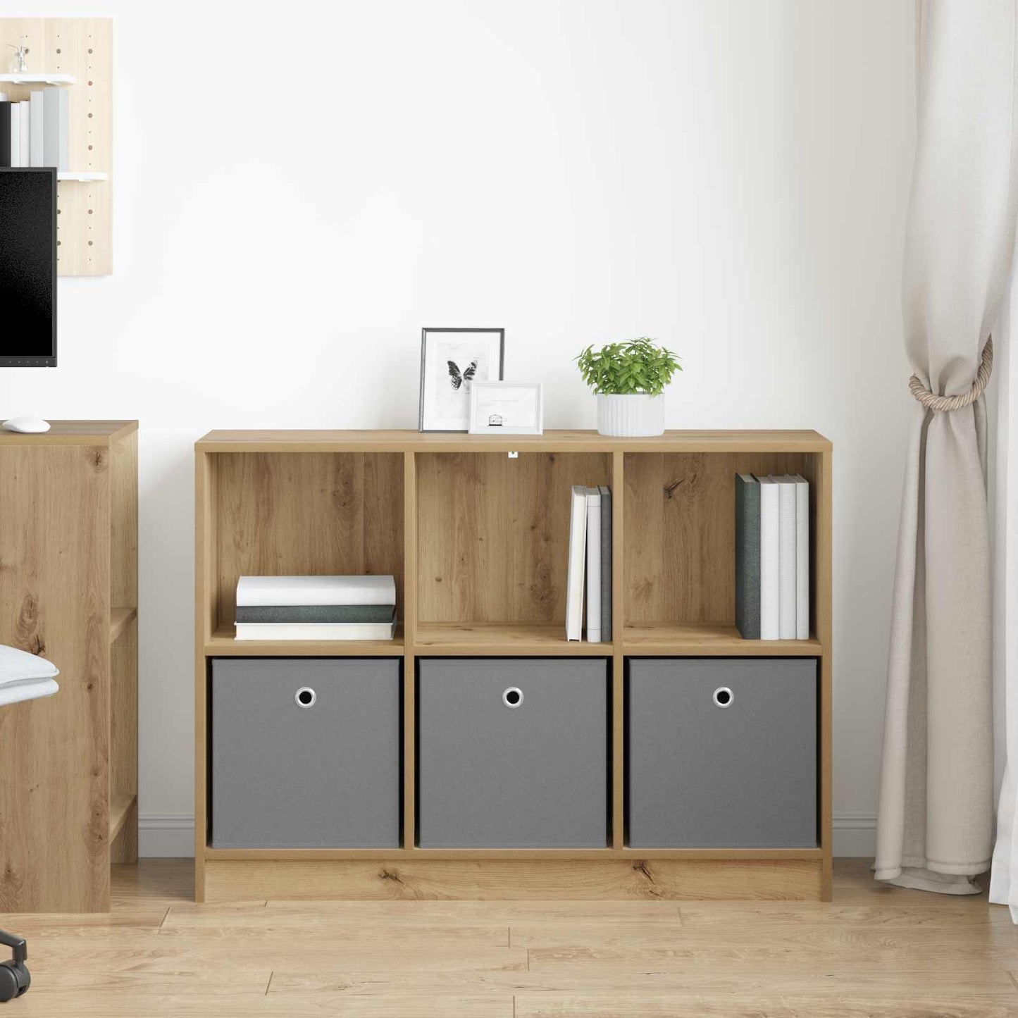 Sideboard Artisan-Eiche 102 x 32 x 73,5 cm