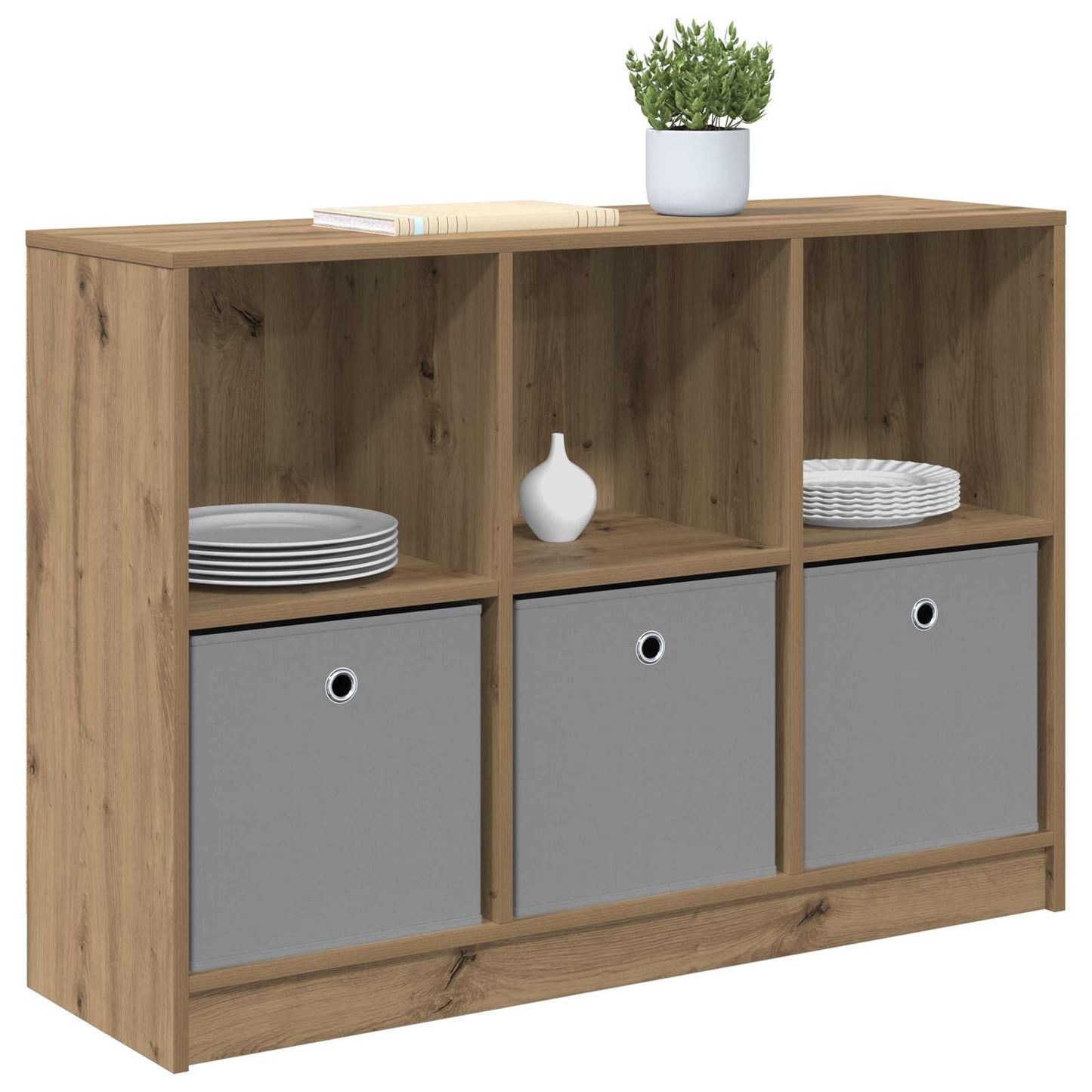 Sideboard Artisan-Eiche 102 x 32 x 73,5 cm