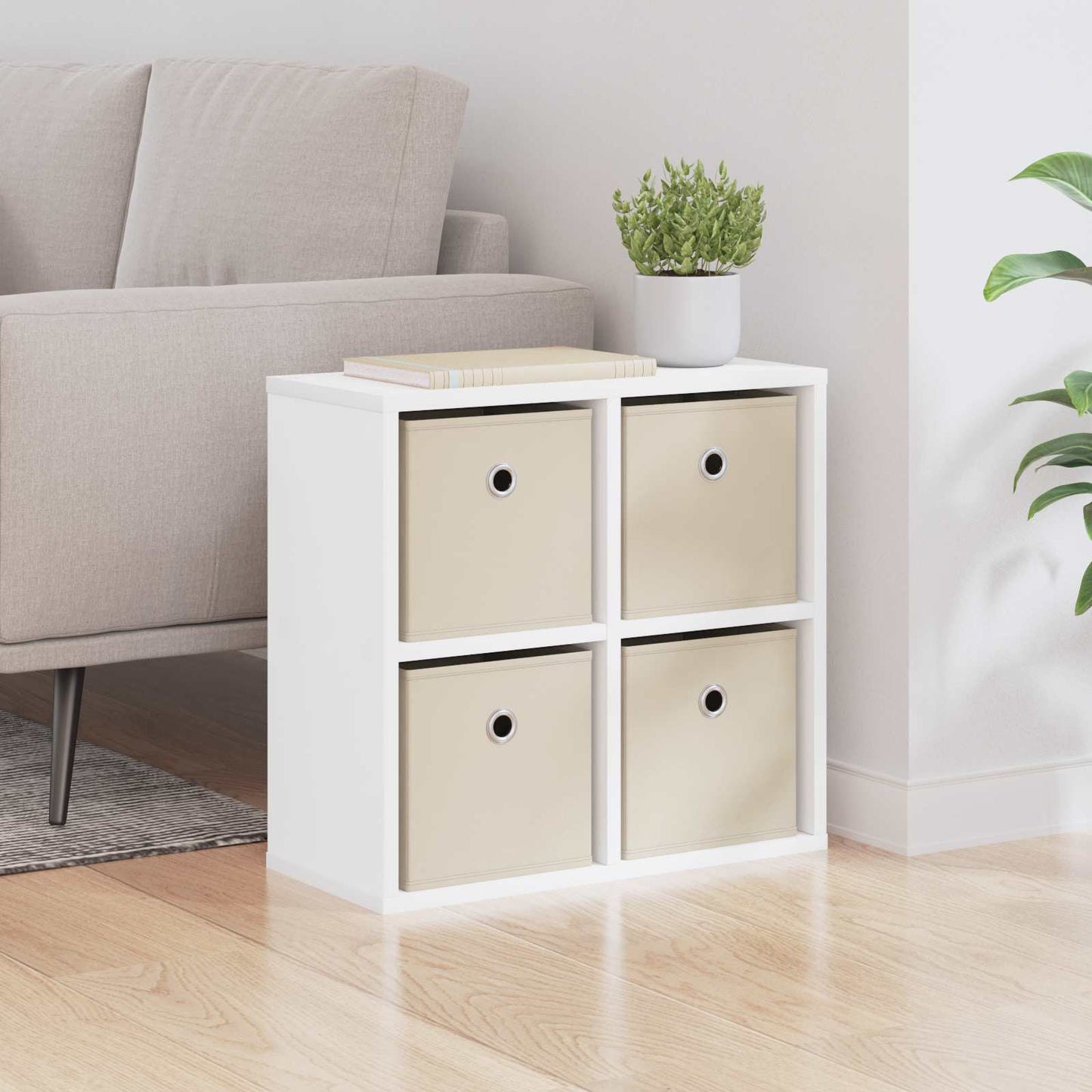 Sideboard Weiß 49,5 x 22 x 47 cm