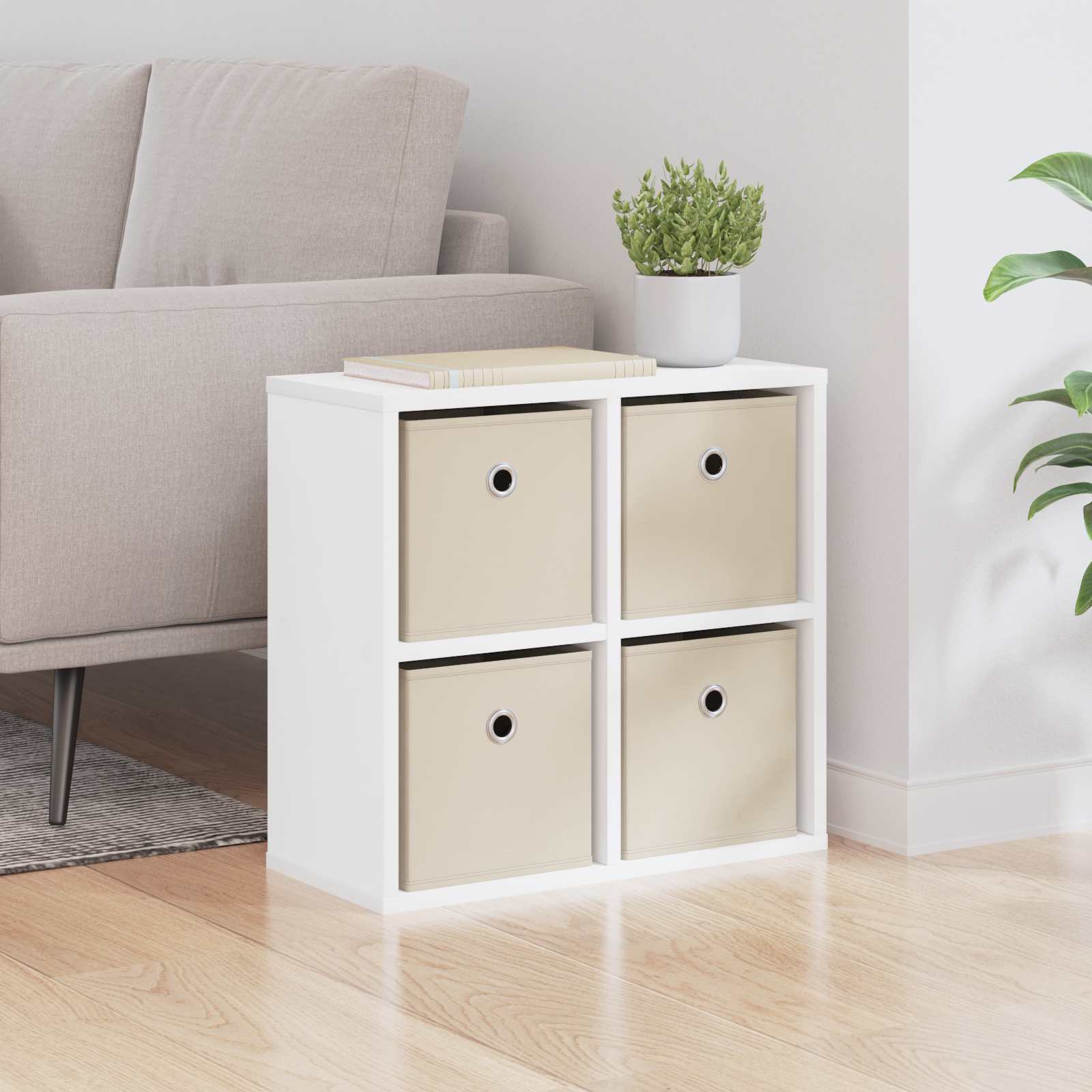 Sideboard Weiß 49,5 x 22 x 47 cm