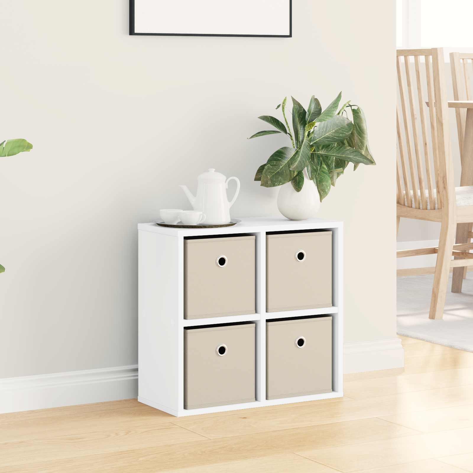 Sideboard Weiß 49,5 x 22 x 47 cm