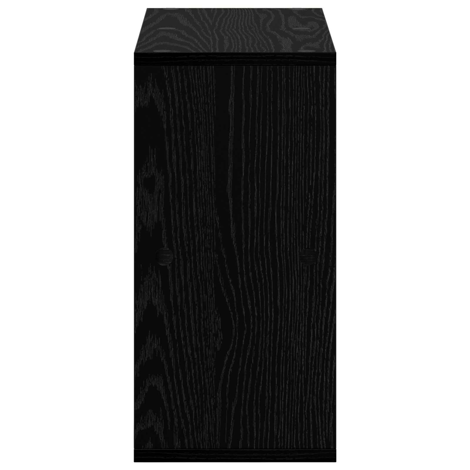 Sideboard Schwarz Eichen-Optik 49,5 x 22 x 47 cm