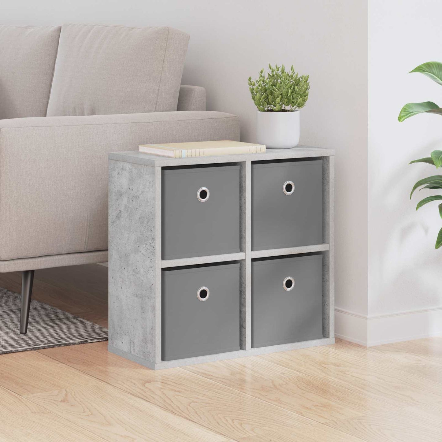 Sideboard Betongrau 49,5 x 22 x 47 cm