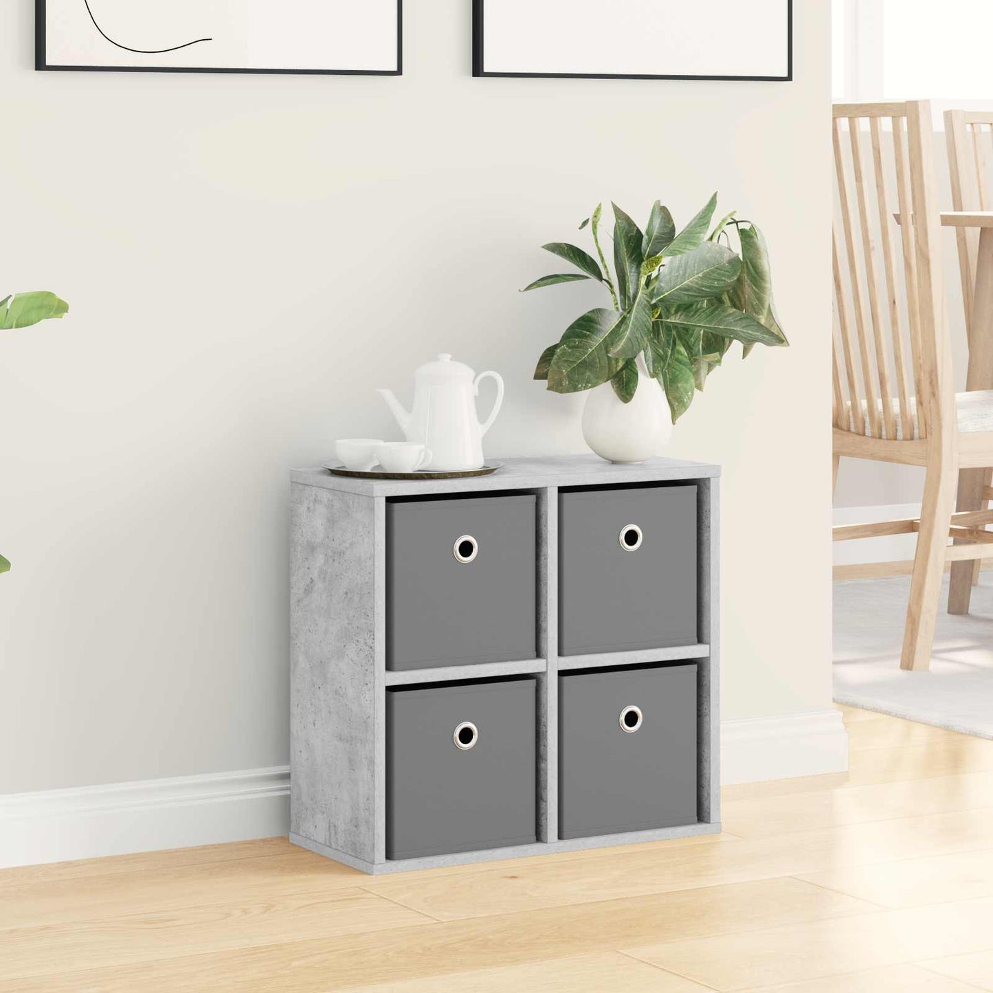 Sideboard Betongrau 49,5 x 22 x 47 cm