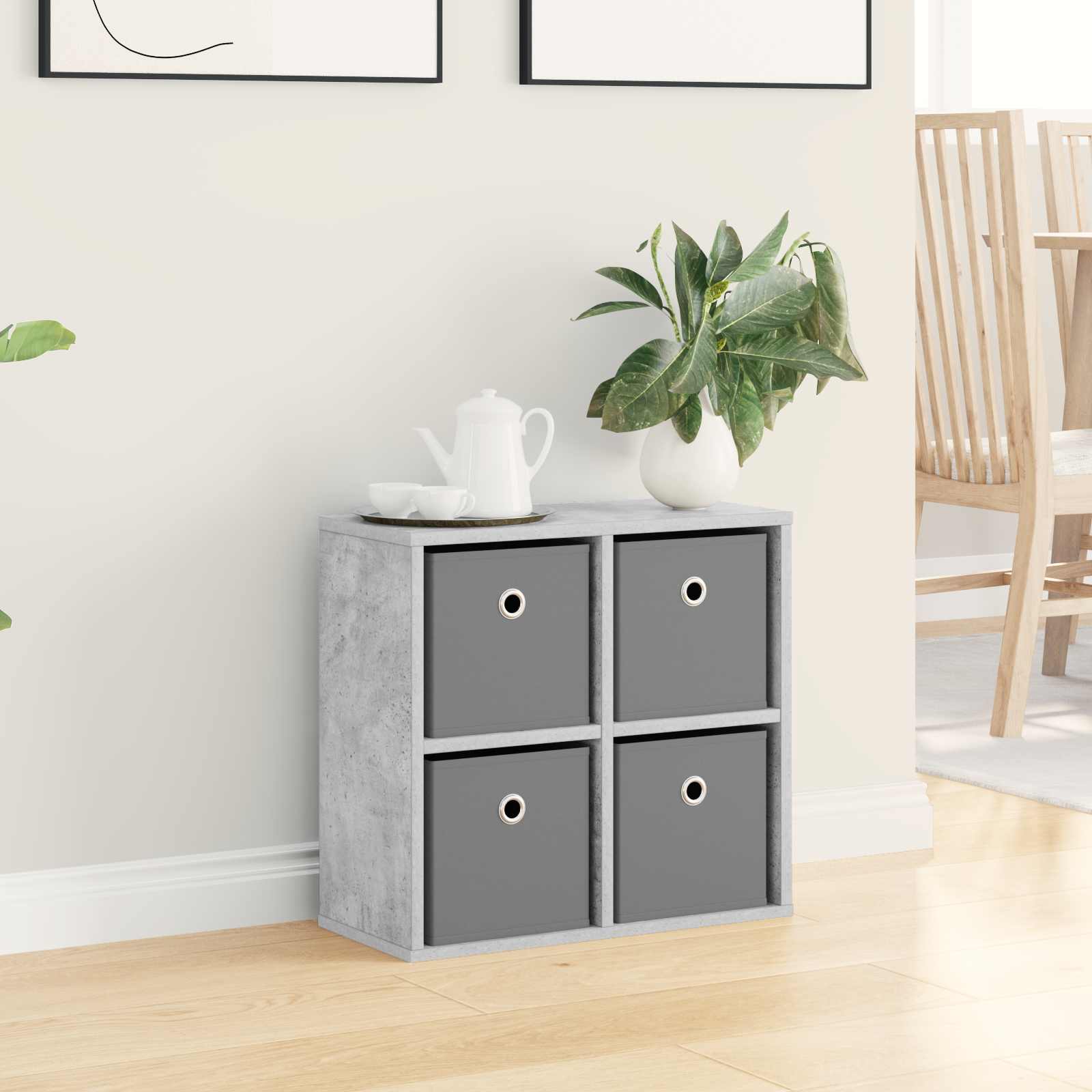 Sideboard Betongrau 49,5 x 22 x 47 cm
