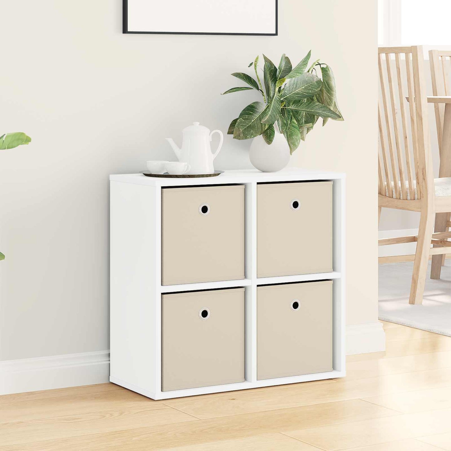 Sideboard Weiß 59,5 x 27 x 57 cm